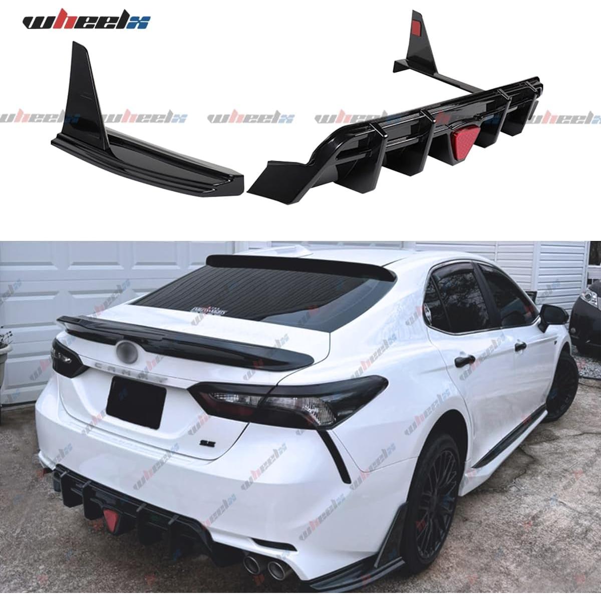 Difusor Trasero WheelX con Luz de Freno LED Toyota Camry 2018-2023