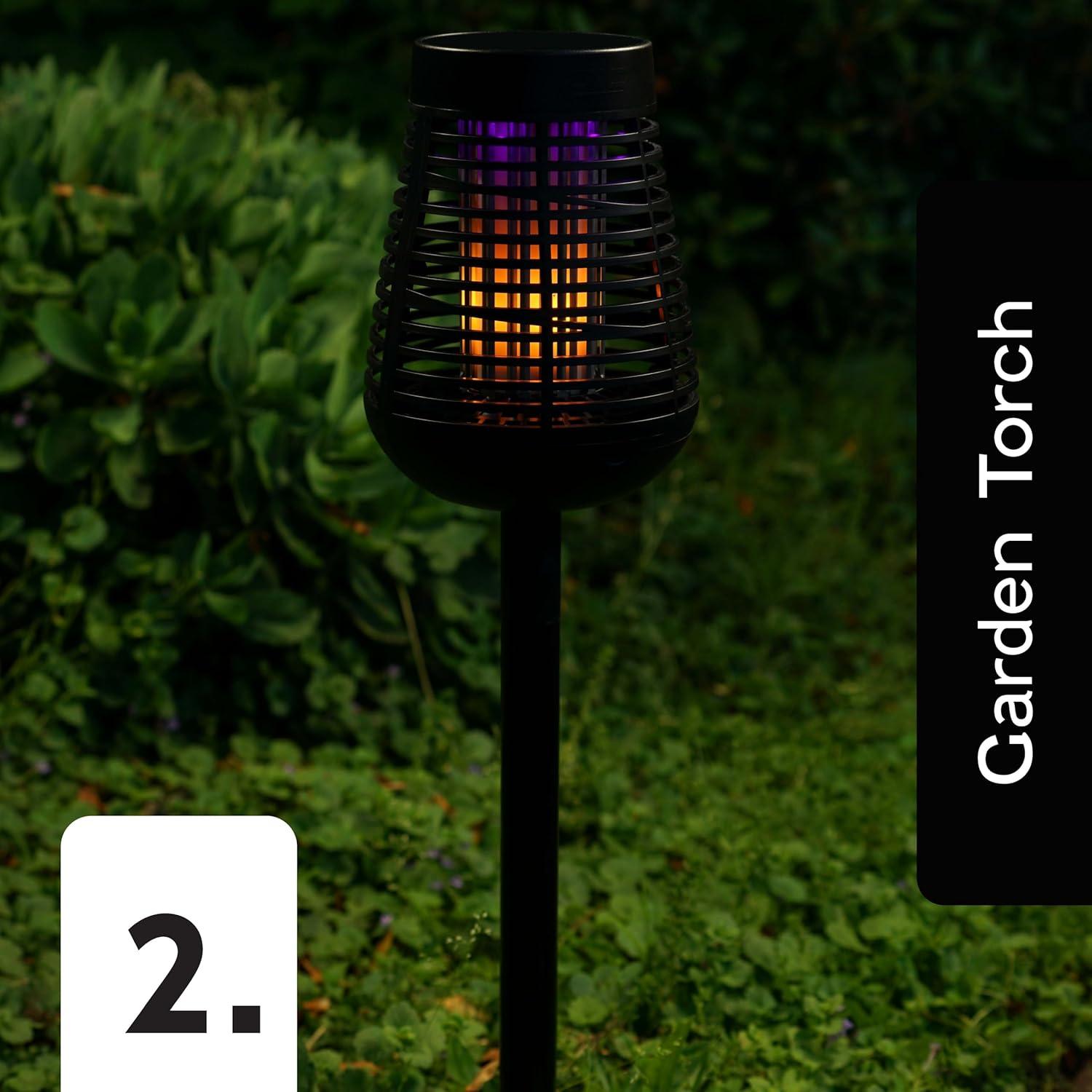 Antorcha Solar Zapper de Insectos PIC DFST - Luz y Control de Plagas
