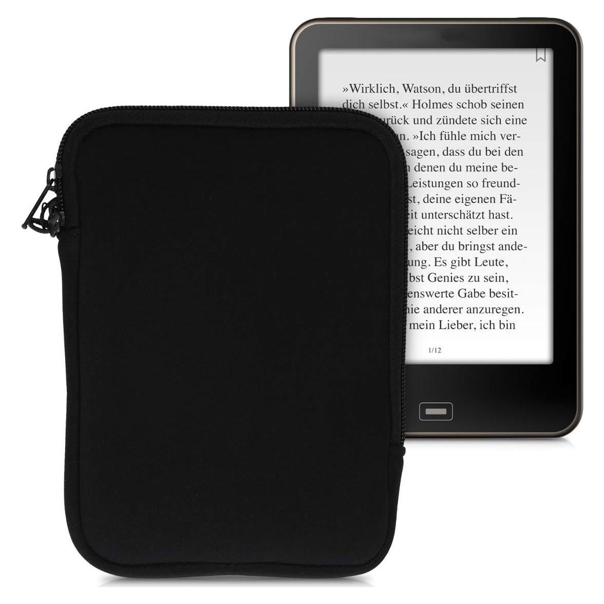 Funda de Neopreno Universal para e-Reader KW-Commerce 6" Negra