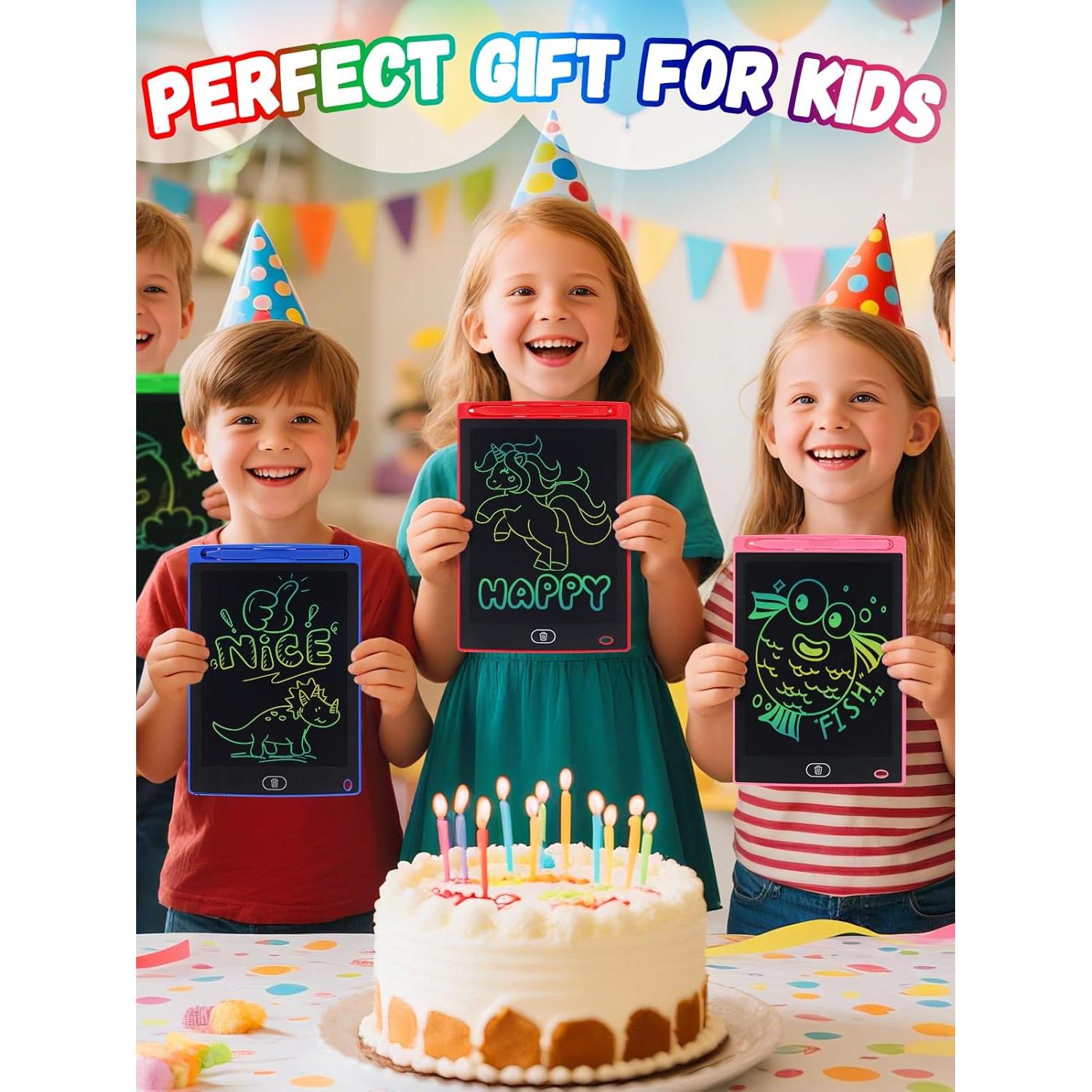 Tableta de Escritura LCD Biggun 8.5" 12 Piezas Coloridas