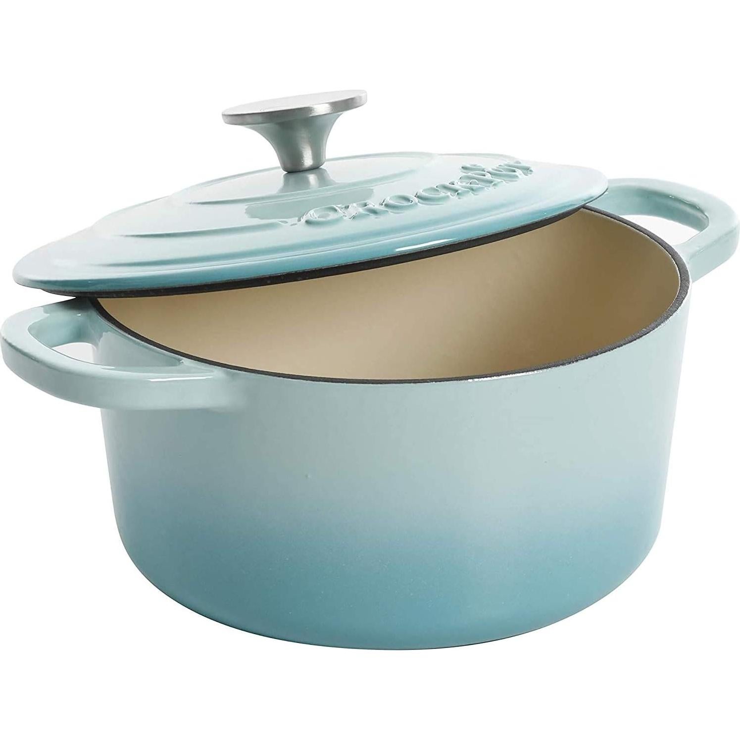 Olla Holandesa Crock-Pot Artisan 2.84L Hierro Fundido Aqua