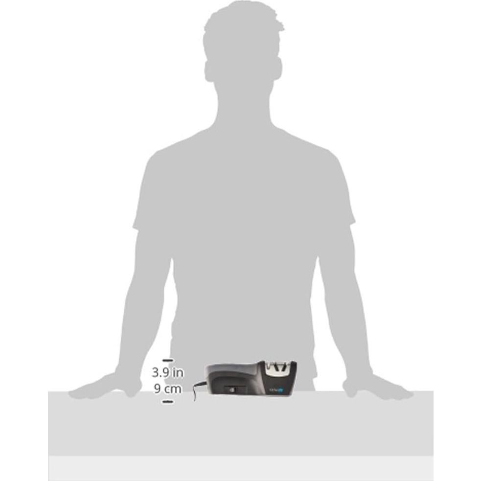 Afilador de cuchillos eléctrico Smith's 50029 2 etapas acero inoxidable