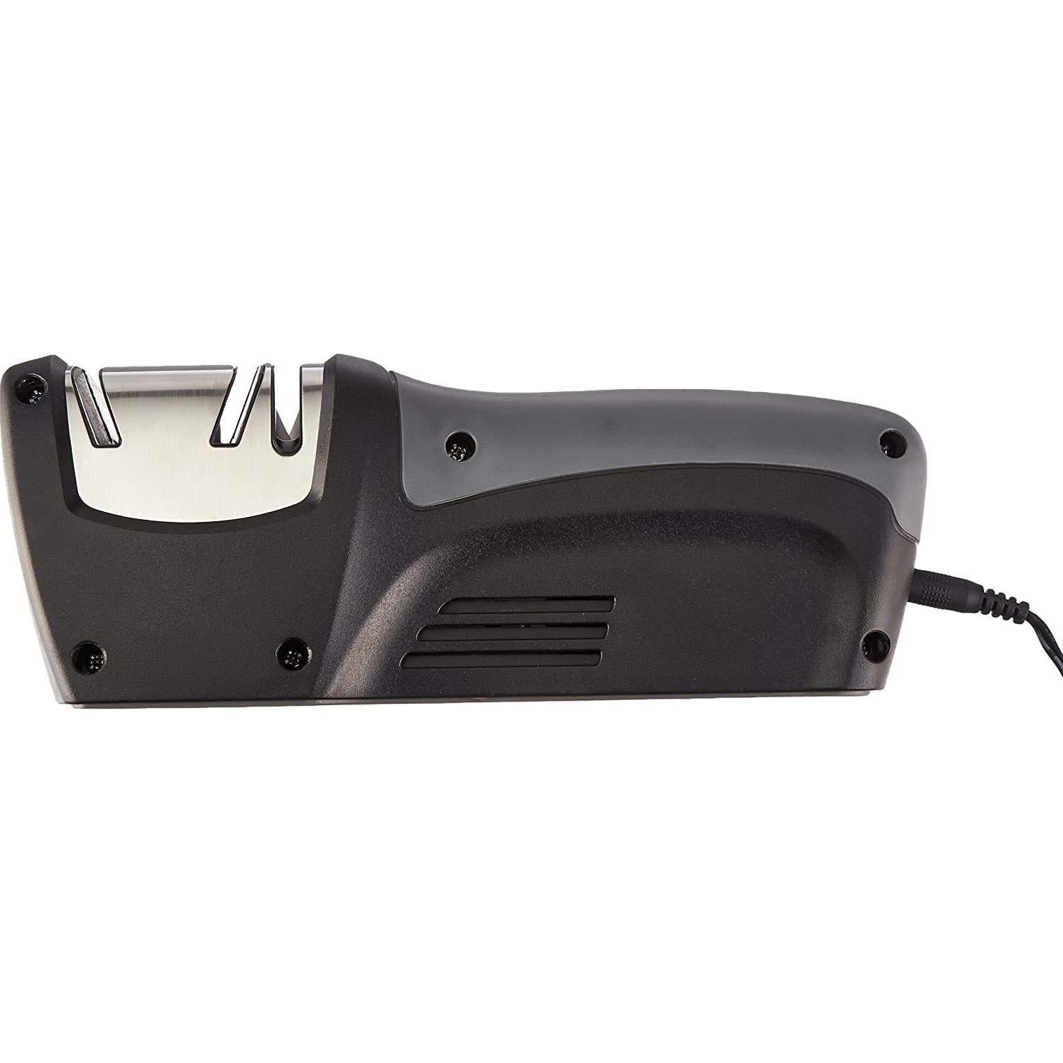 Afilador de cuchillos eléctrico Smith's 50029 2 etapas acero inoxidable