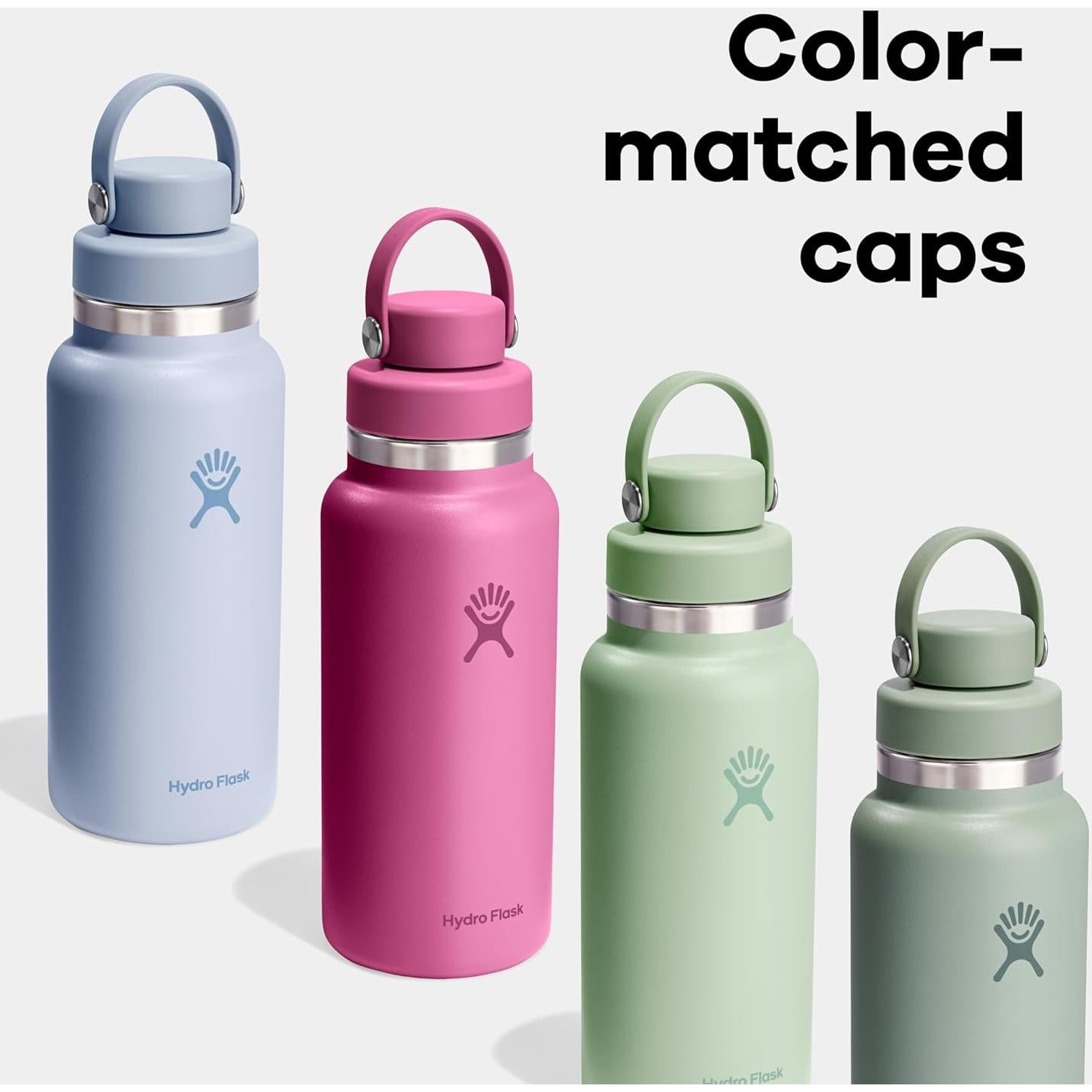 Botella de Agua Hydro Flask 709 ml Acero Inoxidable Verde Aloe