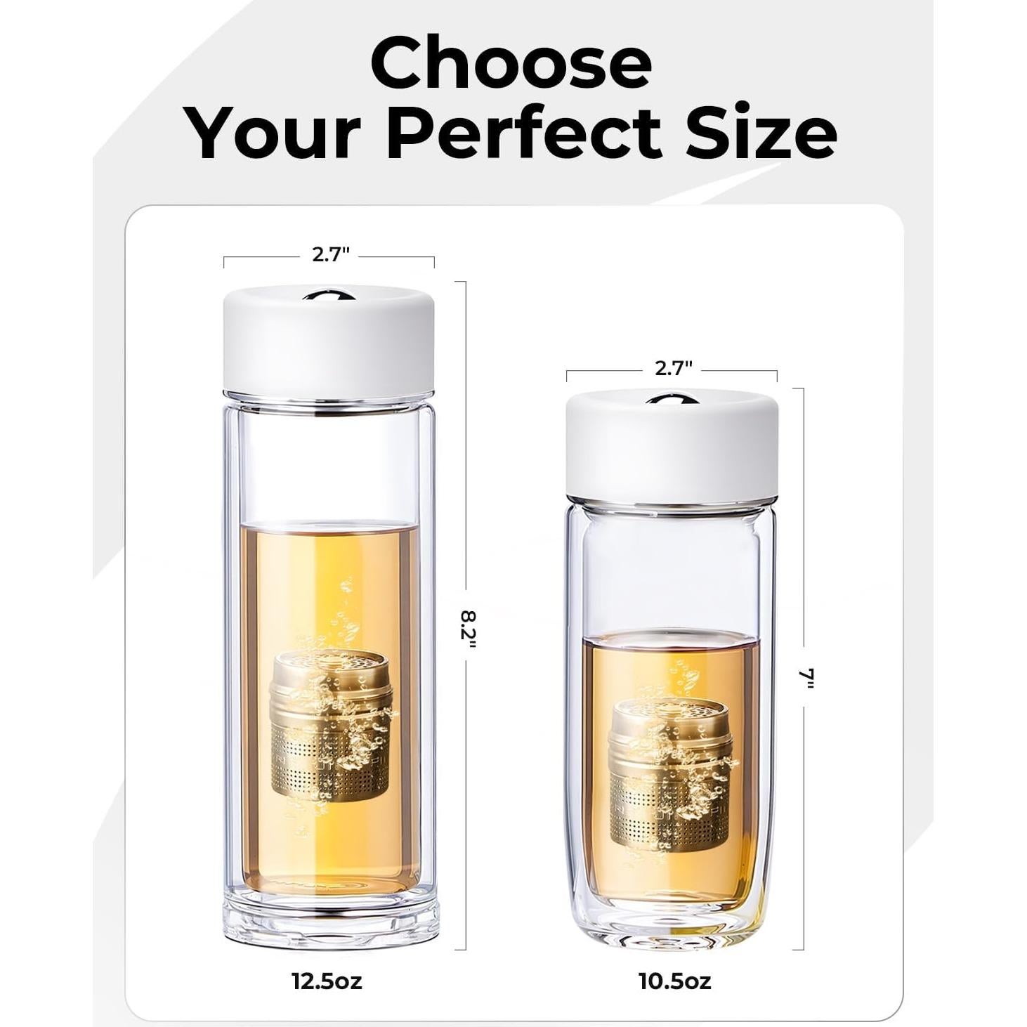 Taza de Té TEAVOR MagnaDrop 310ml Doble Pared Aislada