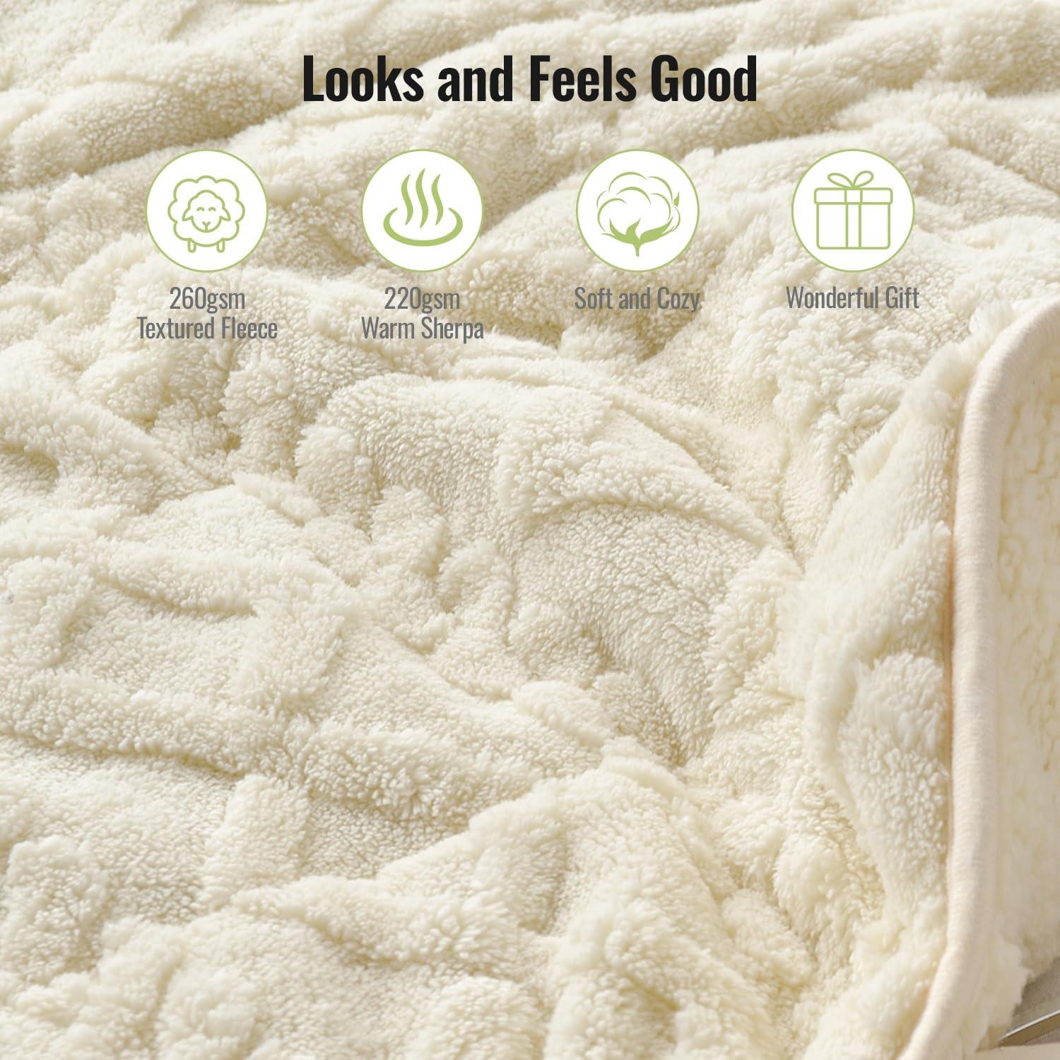 Manta con peso Uttermara 5.4 kg 121.9x182.9 cm Beige