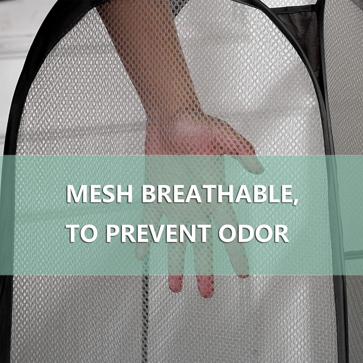 Cesta de Ropa Plegable LVXINLI 61x36 cm con Mango Duradero