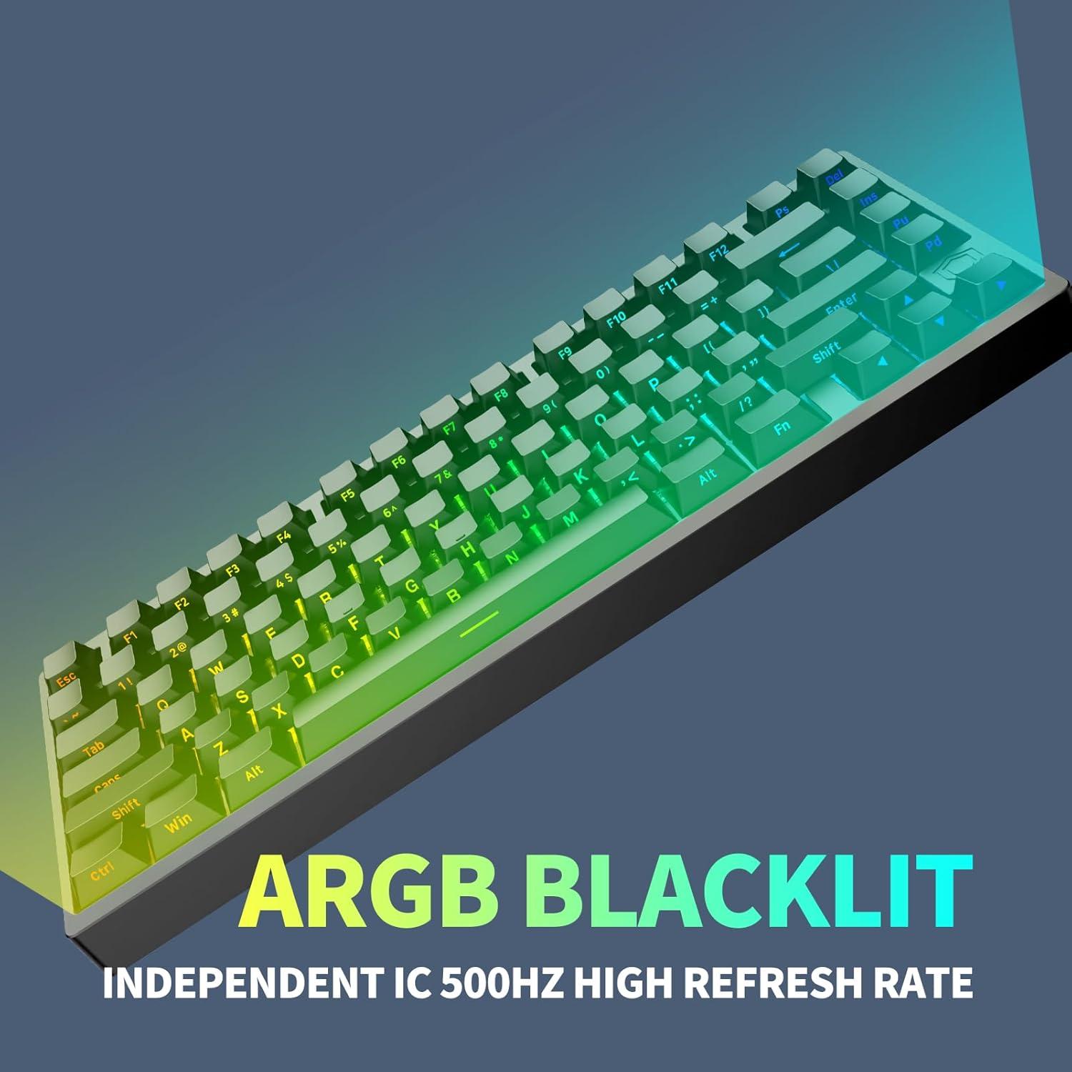Teclado Mecánico IROK MG75 TKL 75% con Interruptores Magnéticos