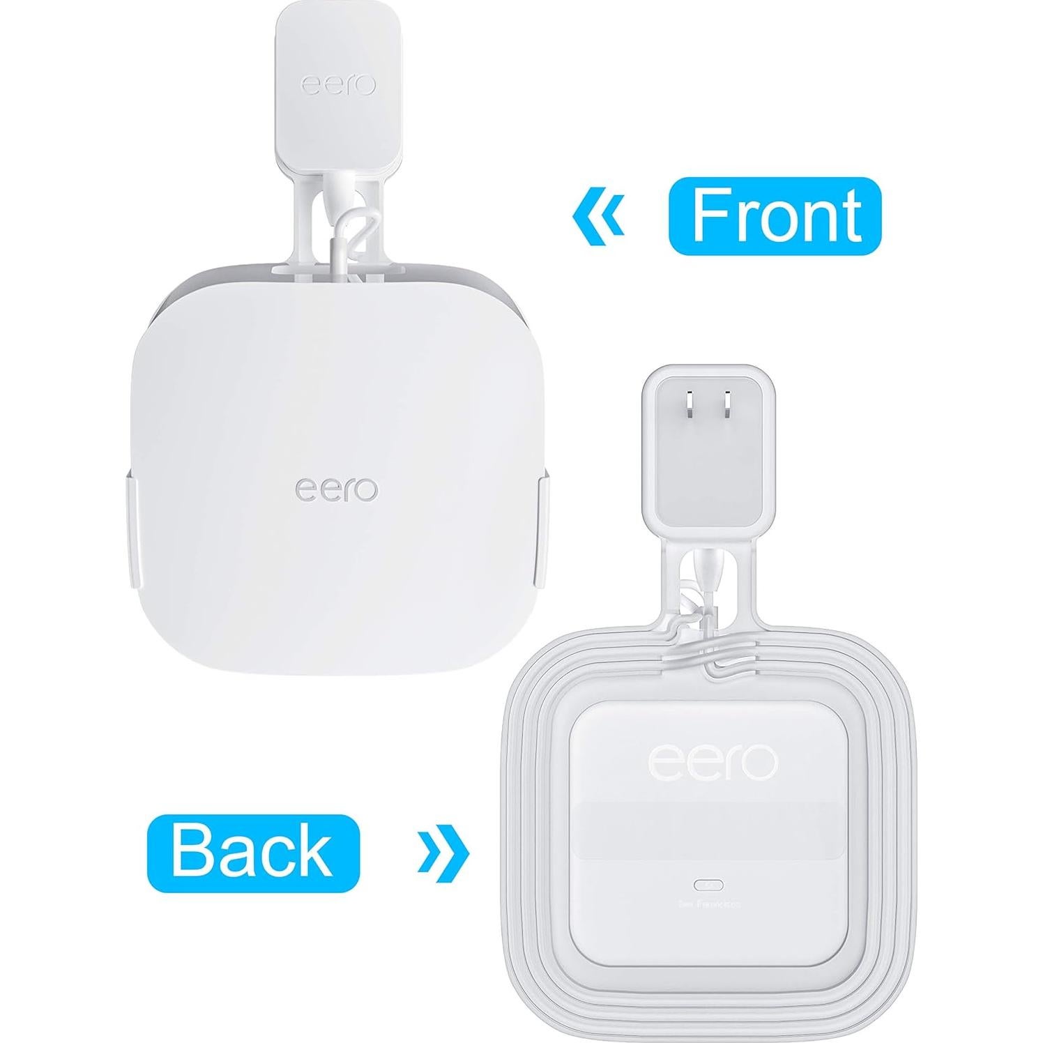 Soporte de Montaje en Pared COOLWUFAN para eero Pro 6E - Blanco