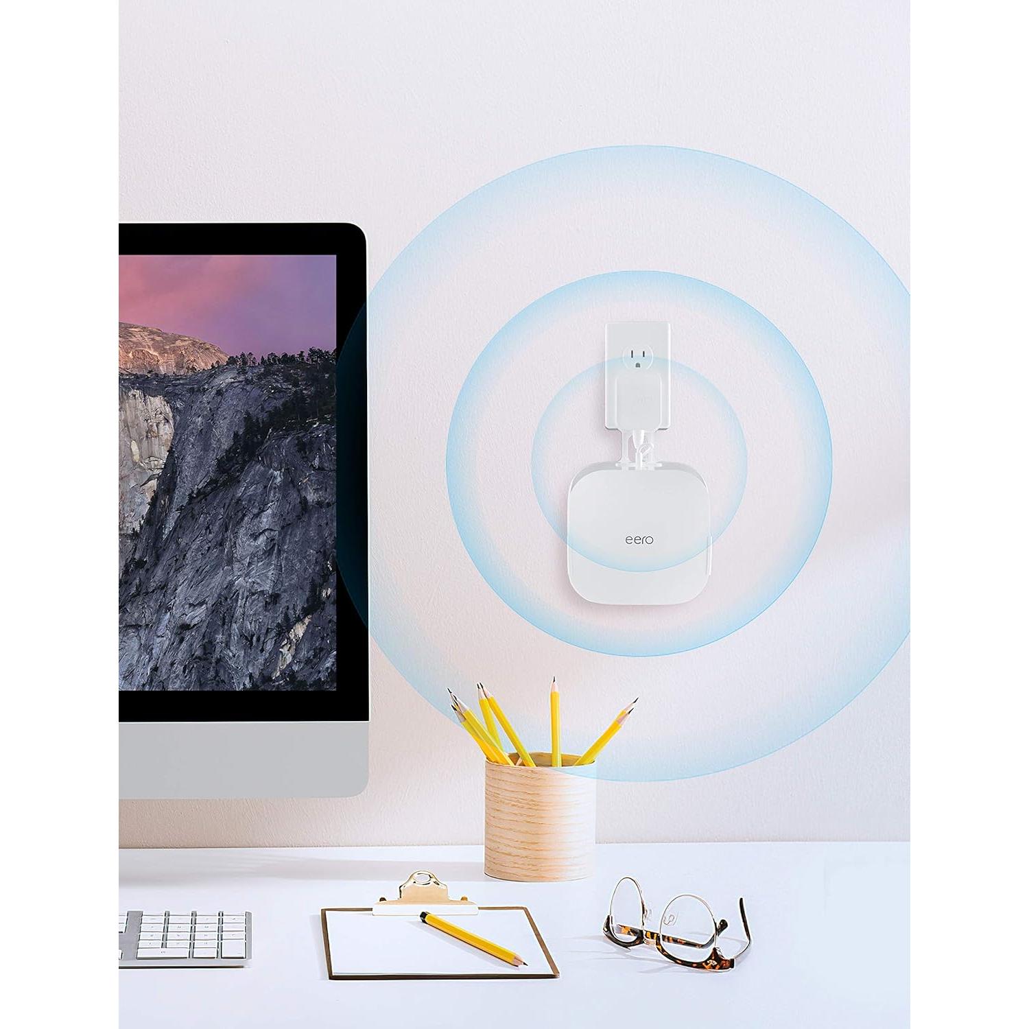 Soporte de Montaje en Pared COOLWUFAN para eero Pro 6E - Blanco