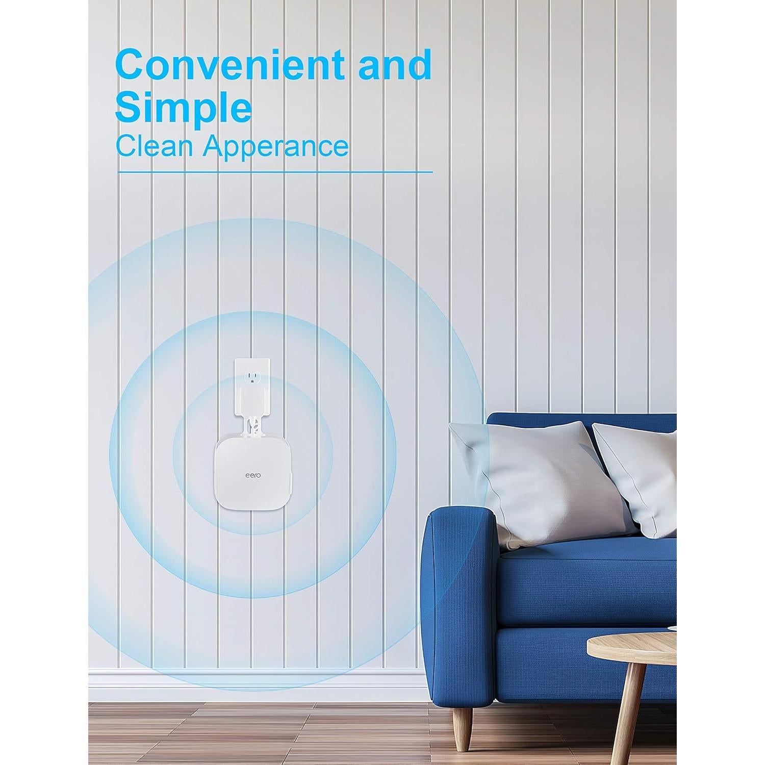 Soporte de Montaje en Pared COOLWUFAN para eero Pro 6E - Blanco