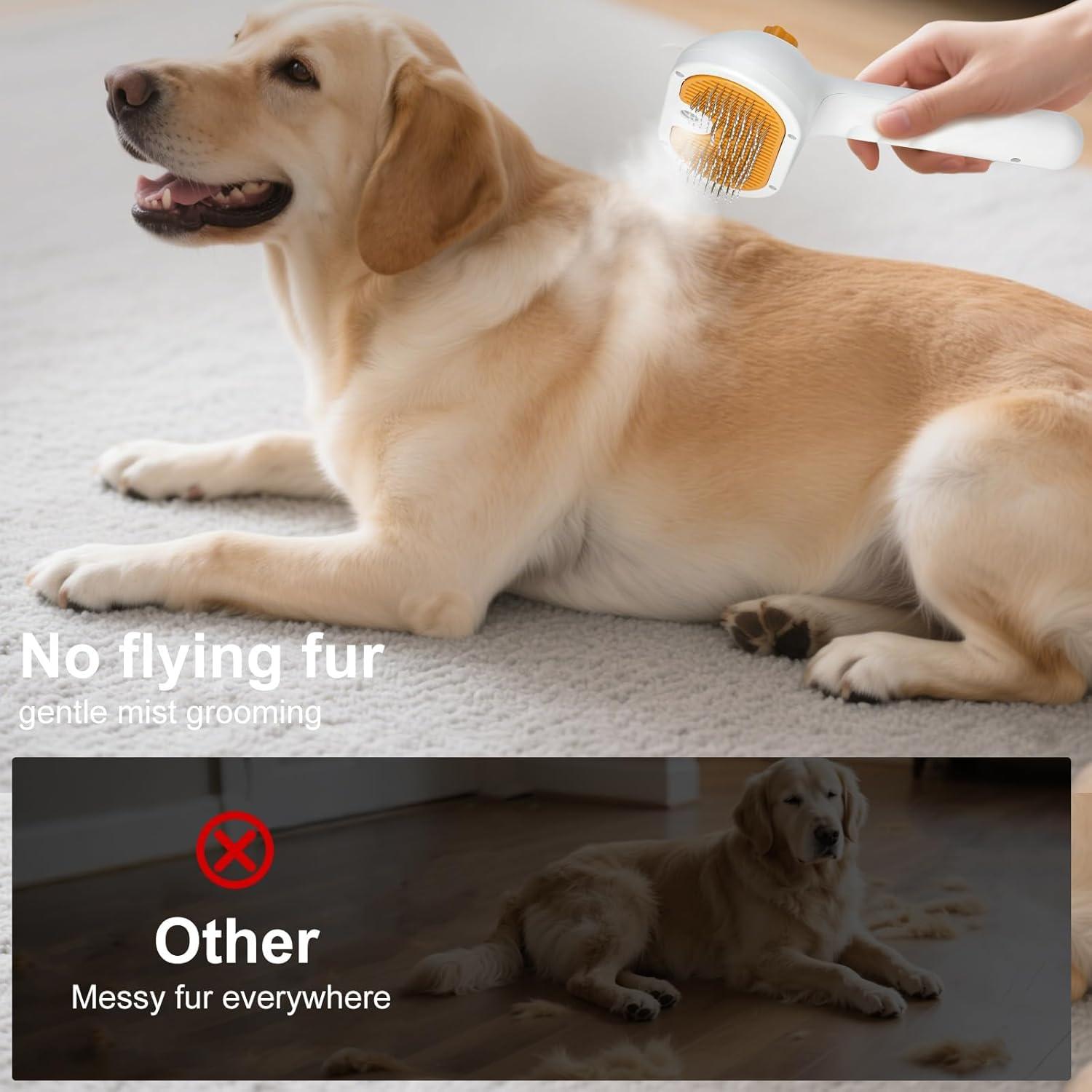 Cepillo de Vapor para Mascotas FASHIONAR 3 en 1 - 20 cm