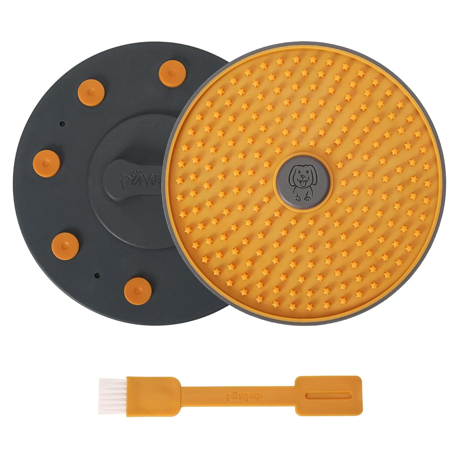 Alfombrilla para Lamer PAWPUP 20.8 cm Antideslizante Naranja