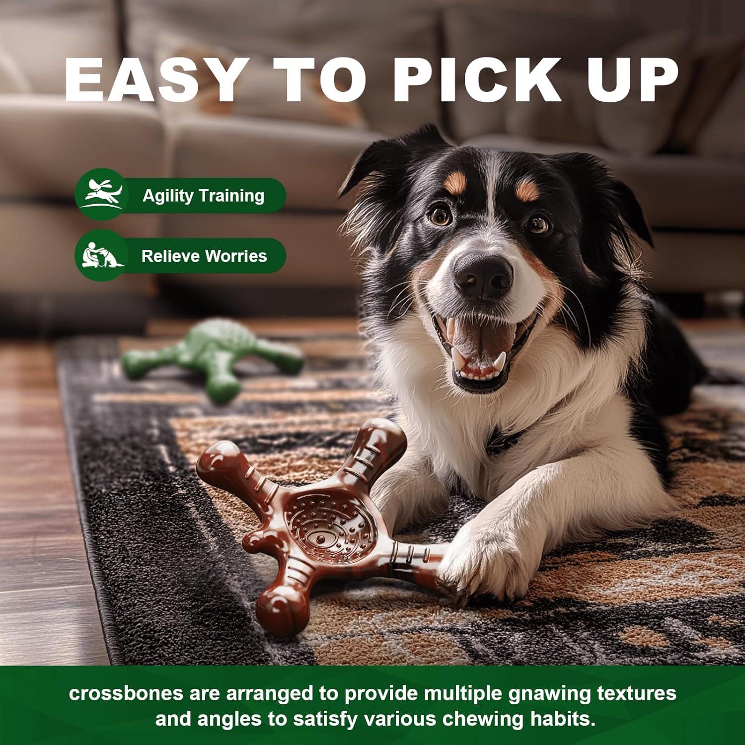 Juguete Masticable para Perros Quizvi Grande Nylon Bacon