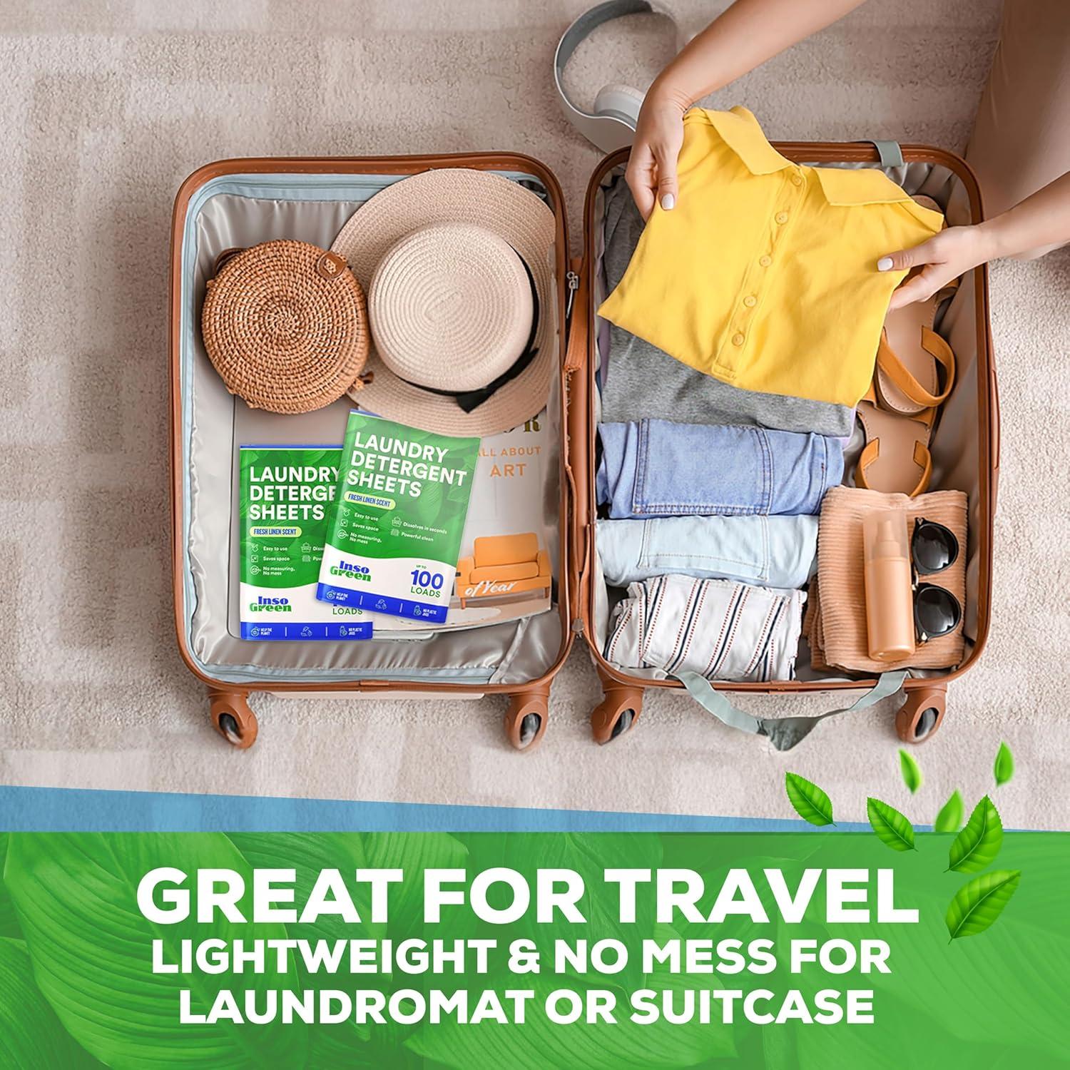 Hojas de Detergente Ecológicas Hudson - 50 Cargas Sin Plástico