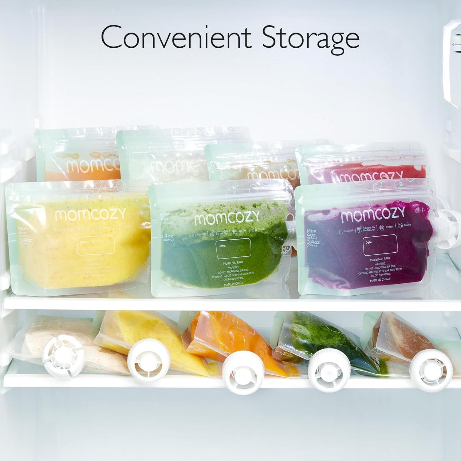 Bolsas Reutilizables para Comida Bebé Momcozy 10 Paquetes 113g