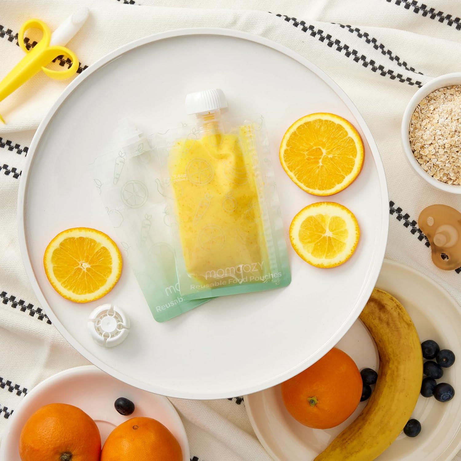 Bolsas Reutilizables para Comida Bebé Momcozy 10 Paquetes 113g