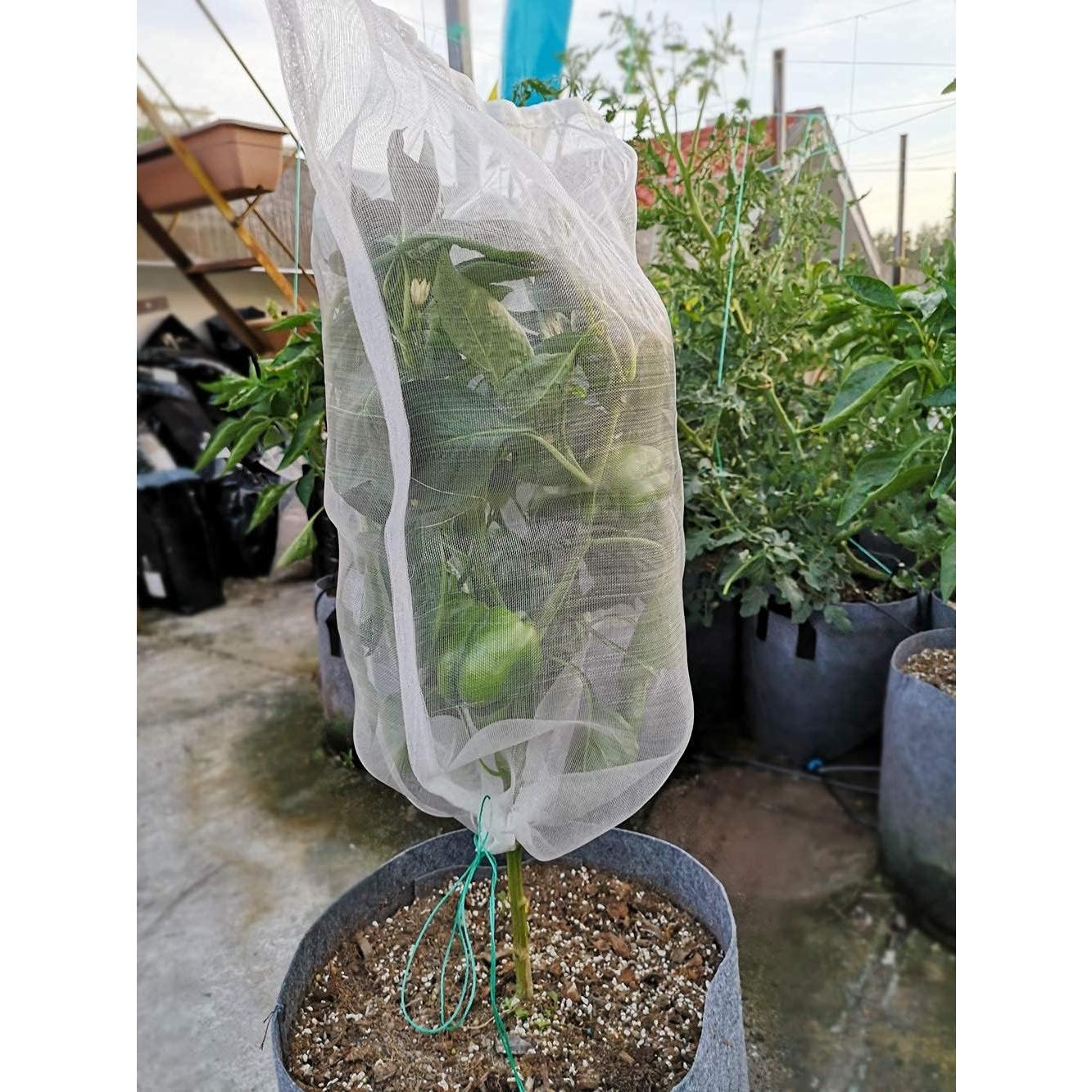 Bolsas de Malla Reutilizables Belit 7 Pcs 60x40 cm para Jardín