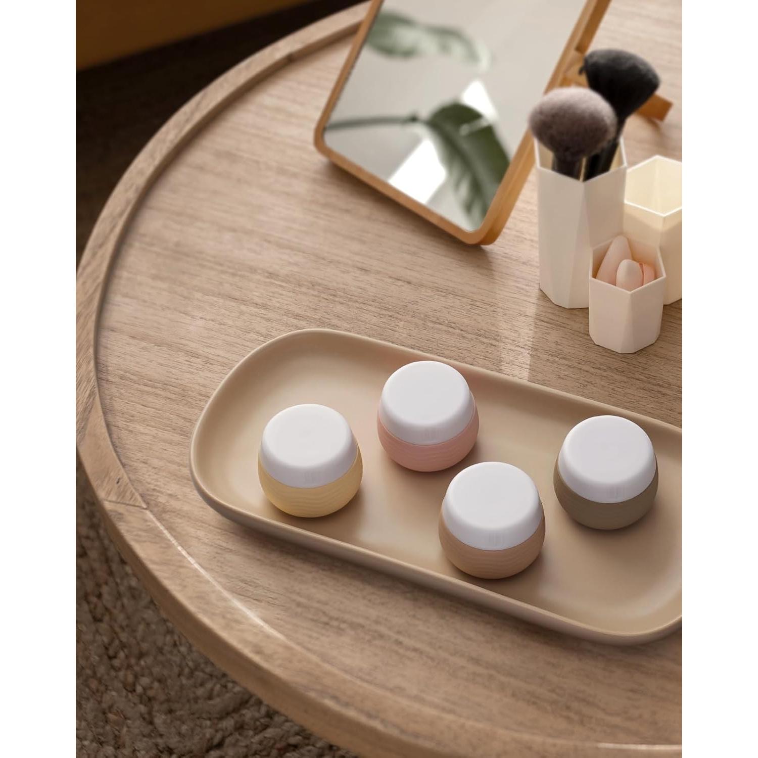 Contenedores de Viaje Yinke 30ml Silicona Aprobados por TSA - 4 Piezas