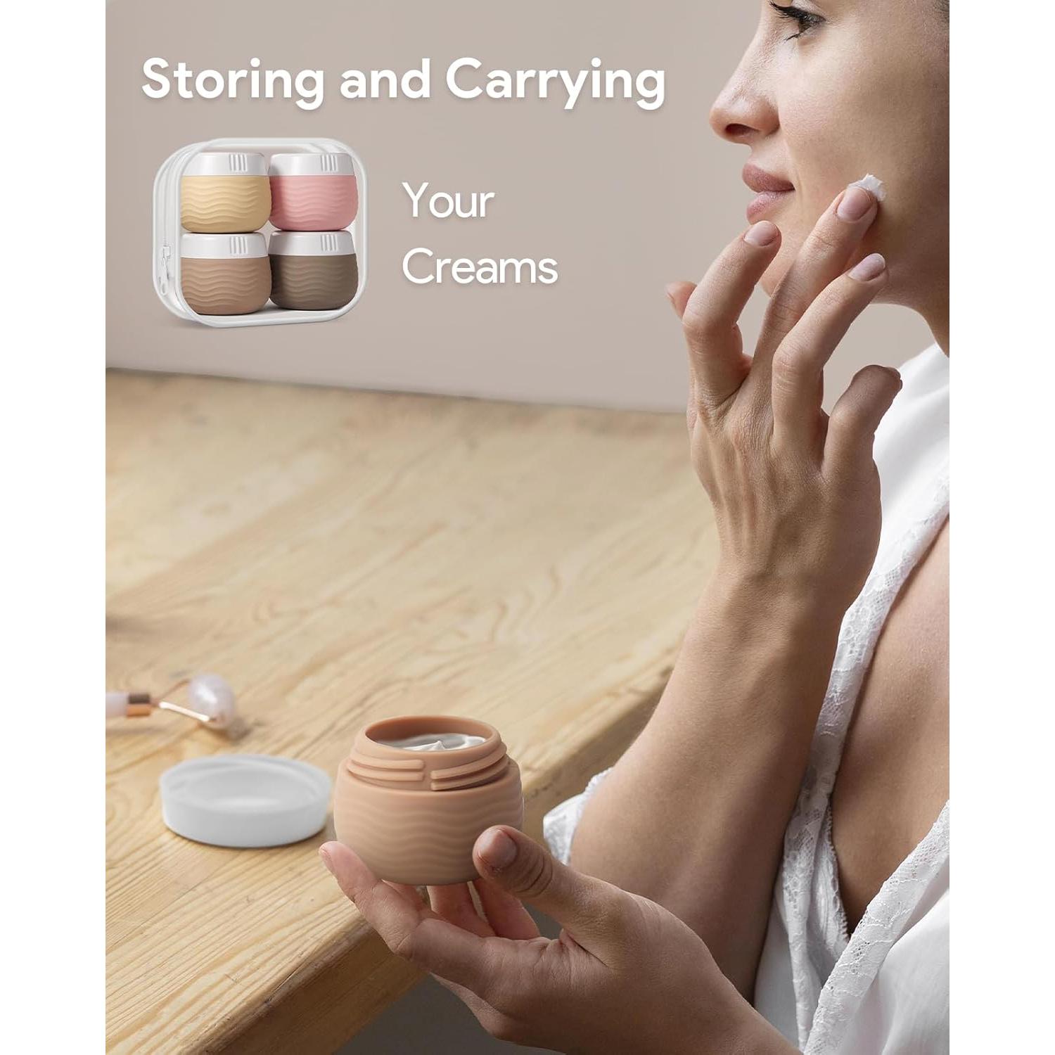 Contenedores de Viaje Yinke 30ml Silicona Aprobados por TSA - 4 Piezas