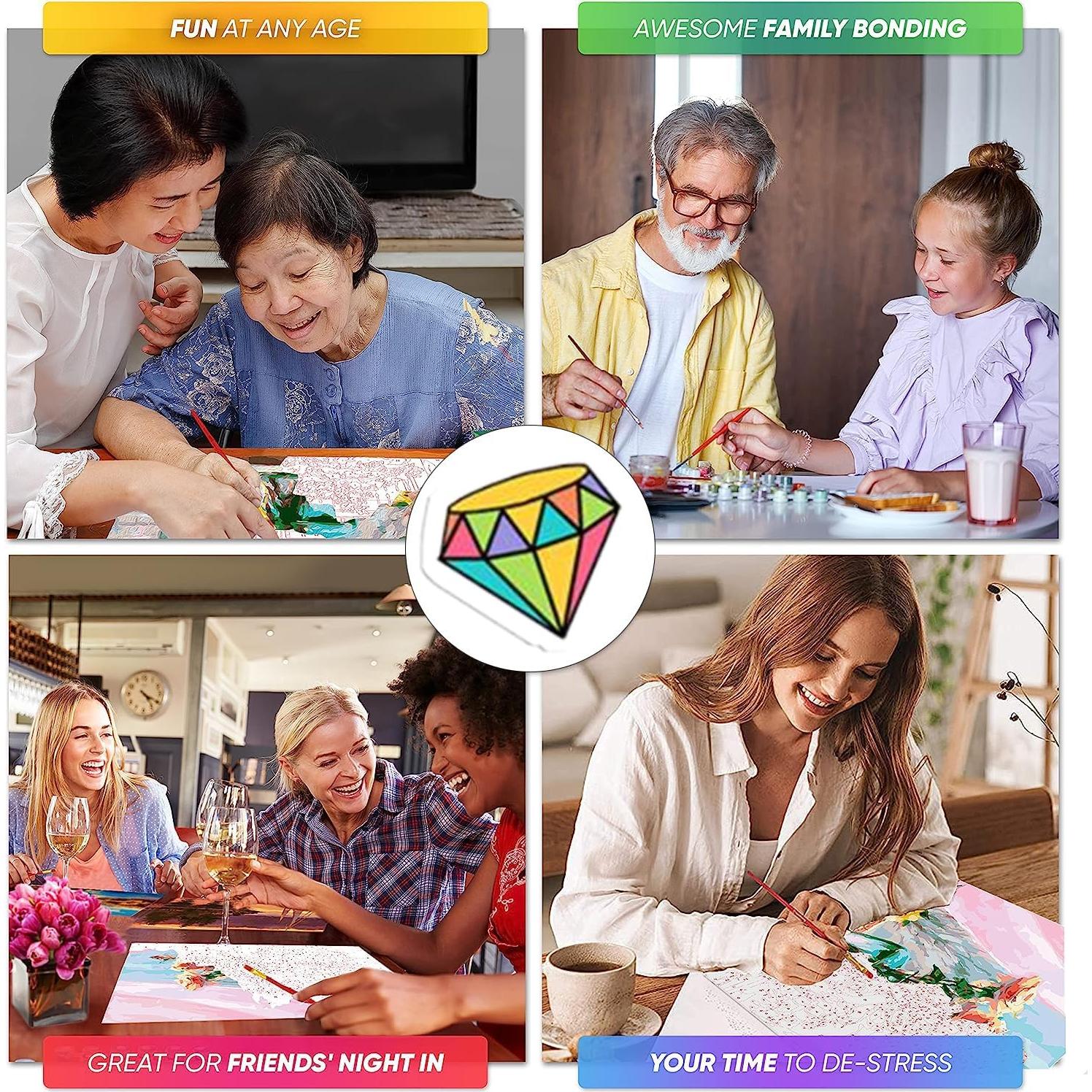 Kit de Pintar por Números Yunnuo Gato Negro 40x51 cm