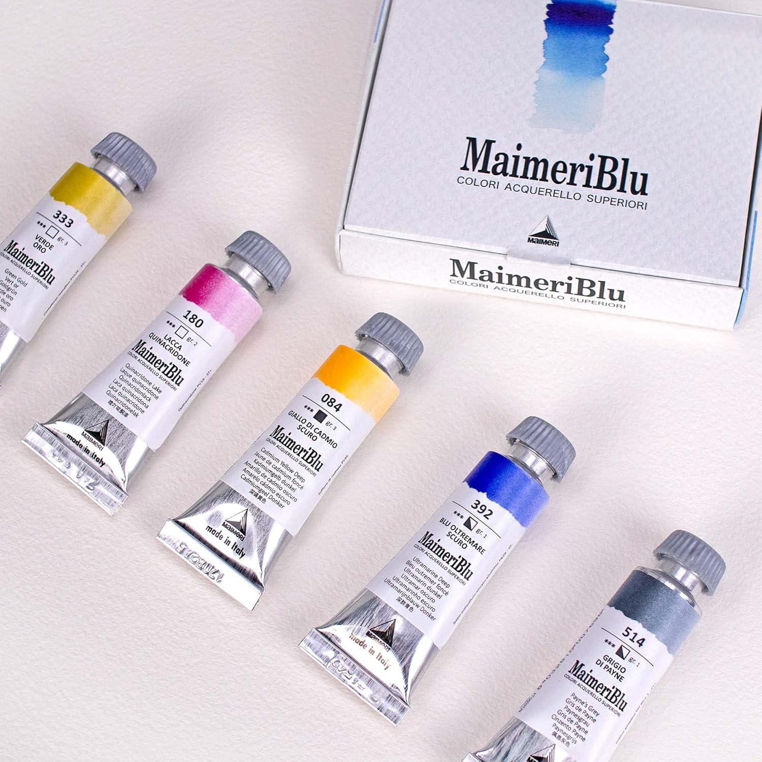 Set de Acuarelas Profesionales MaimeriBlu 5 Tubos 12ml