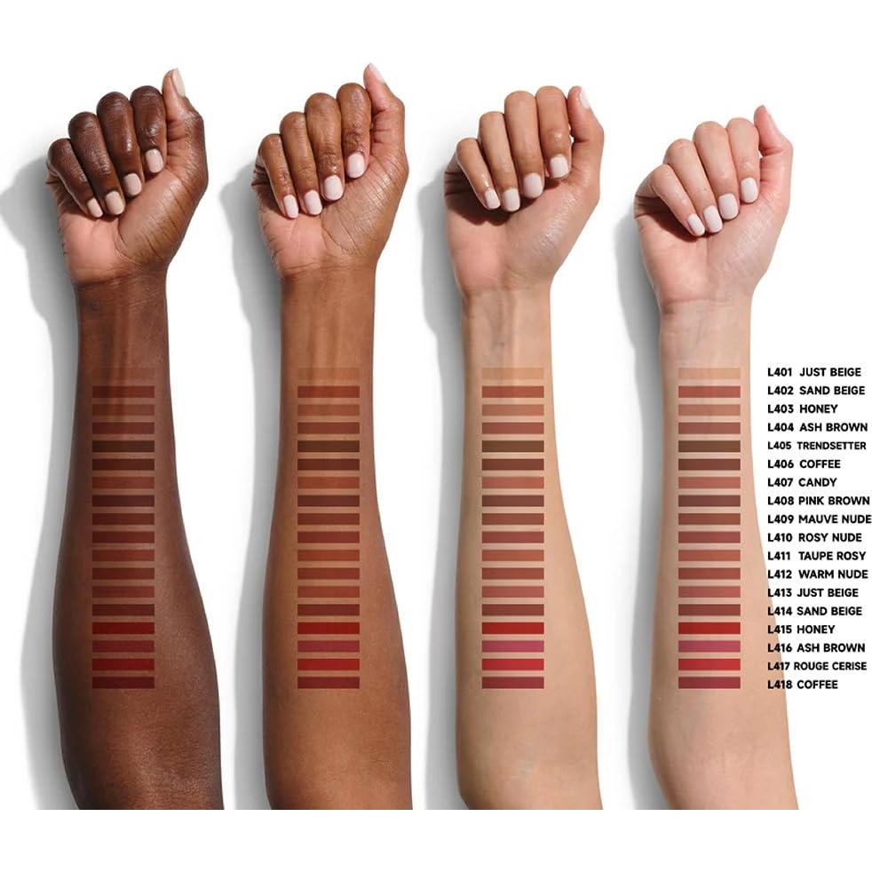 Set de 6 Lápices Labiales Beauty Glazed Nude - Impermeables