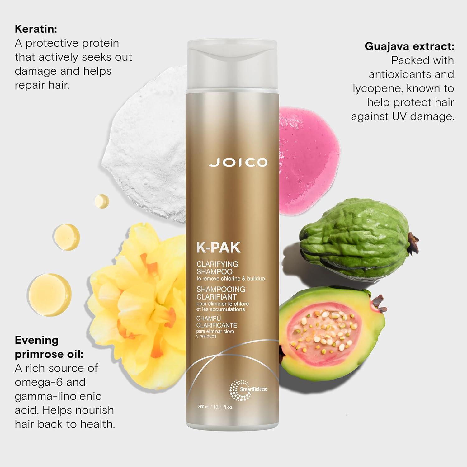 Champú Clarificante Diario Joico K-PAK 298.5 ml - Repara Cabello Dañado