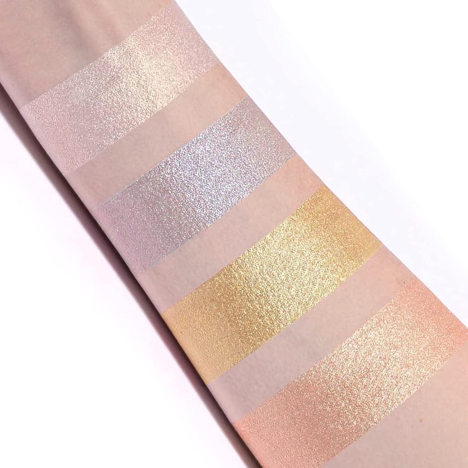 Paleta de Iluminador Facial Boobeen 4 Colores 9.7x9.4 cm