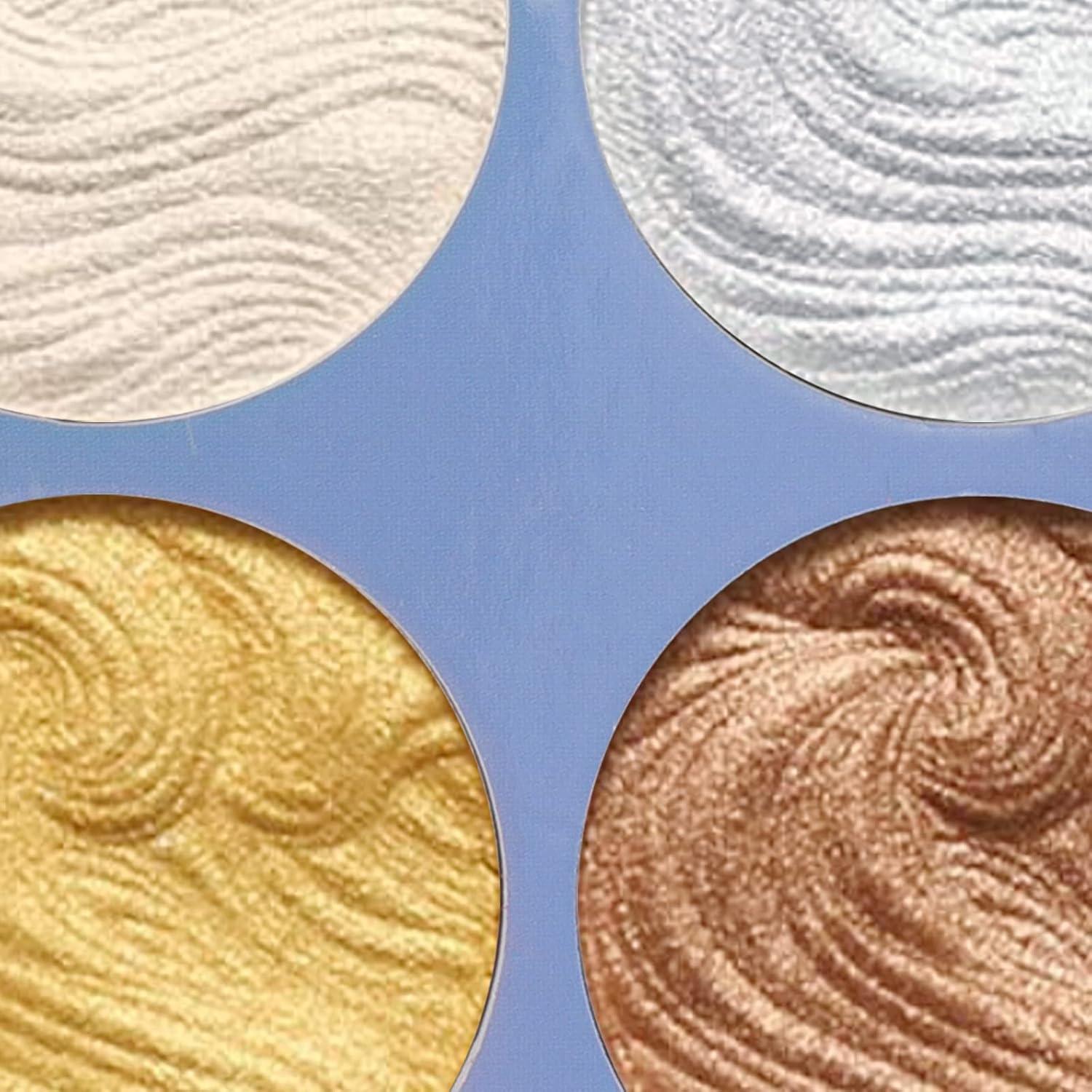 Paleta de Iluminador Facial Boobeen 4 Colores 9.7x9.4 cm