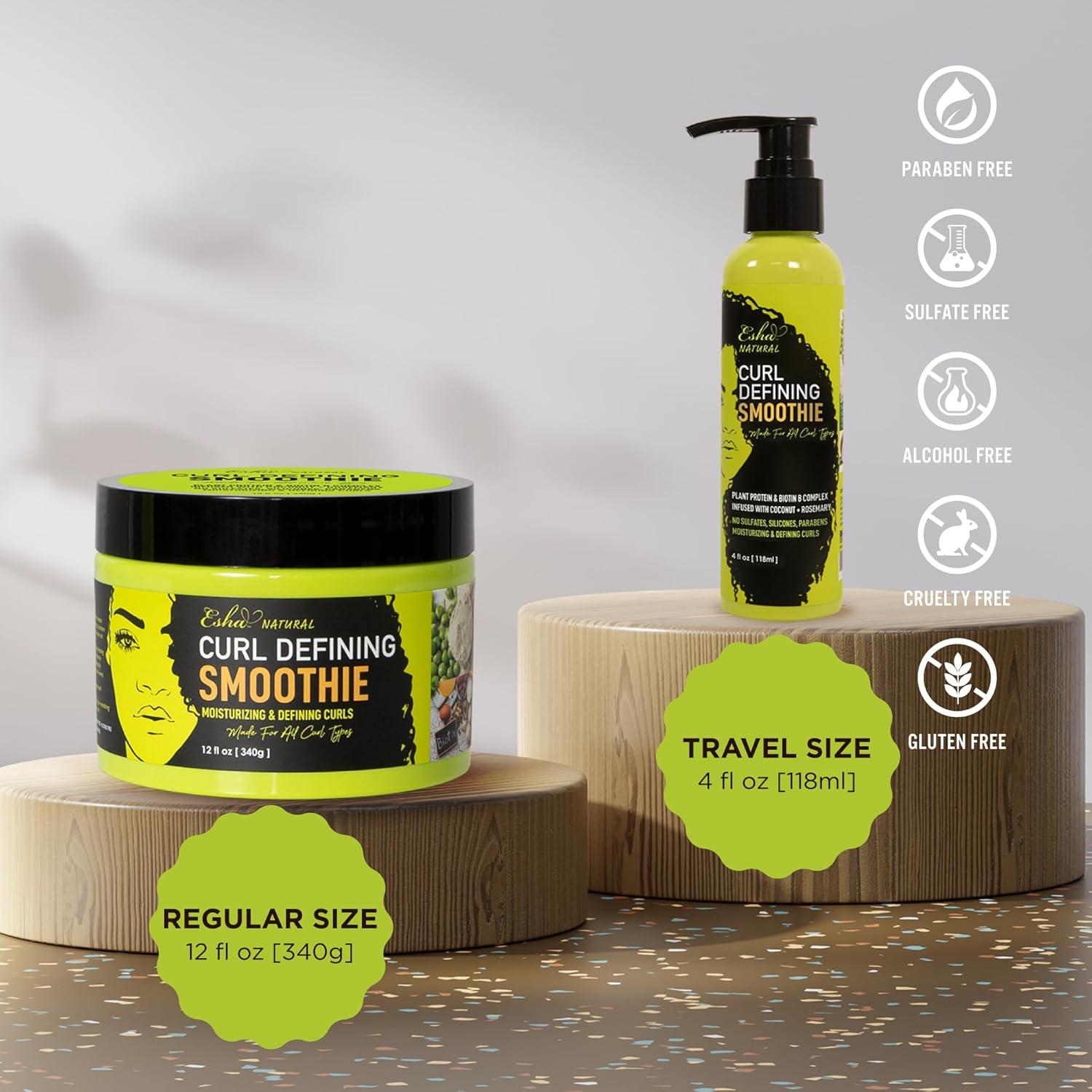 Smoothie para Rizos Esha Girl 118.3 ml - Hidratación y Control de Frizz