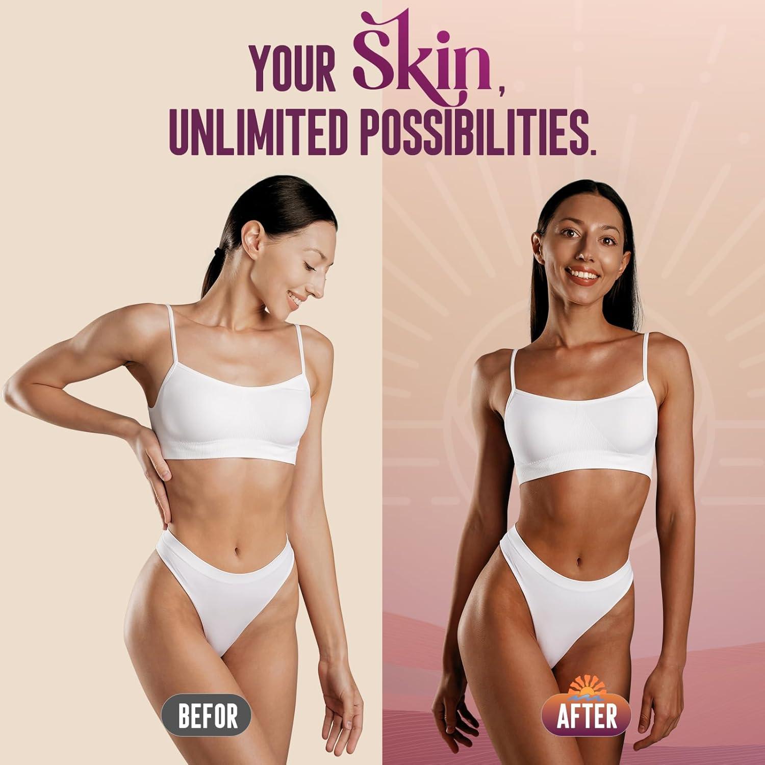 Mousse Autobronceador Extra Oscuro 250mL + Mitón y Correa