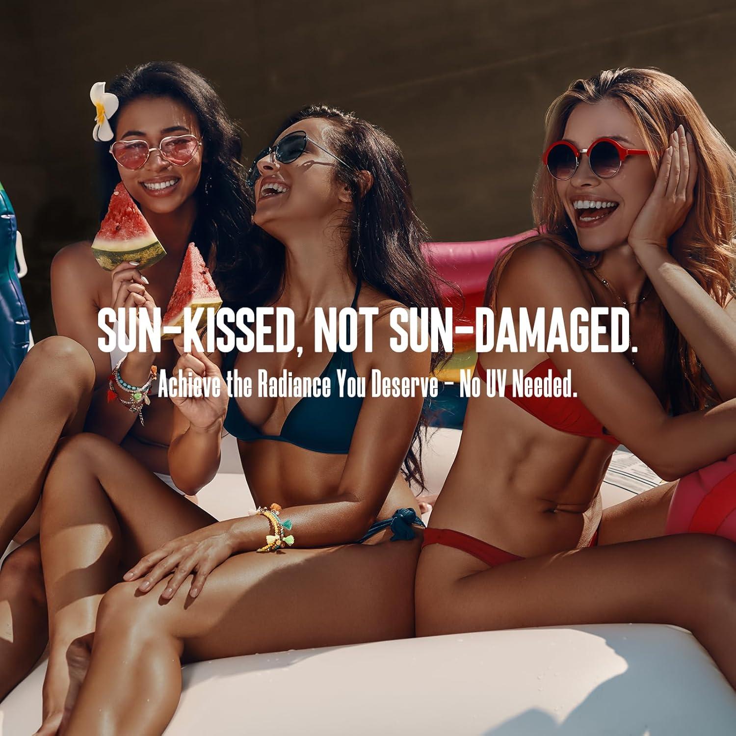 Mousse Autobronceador Extra Oscuro 250mL + Mitón y Correa