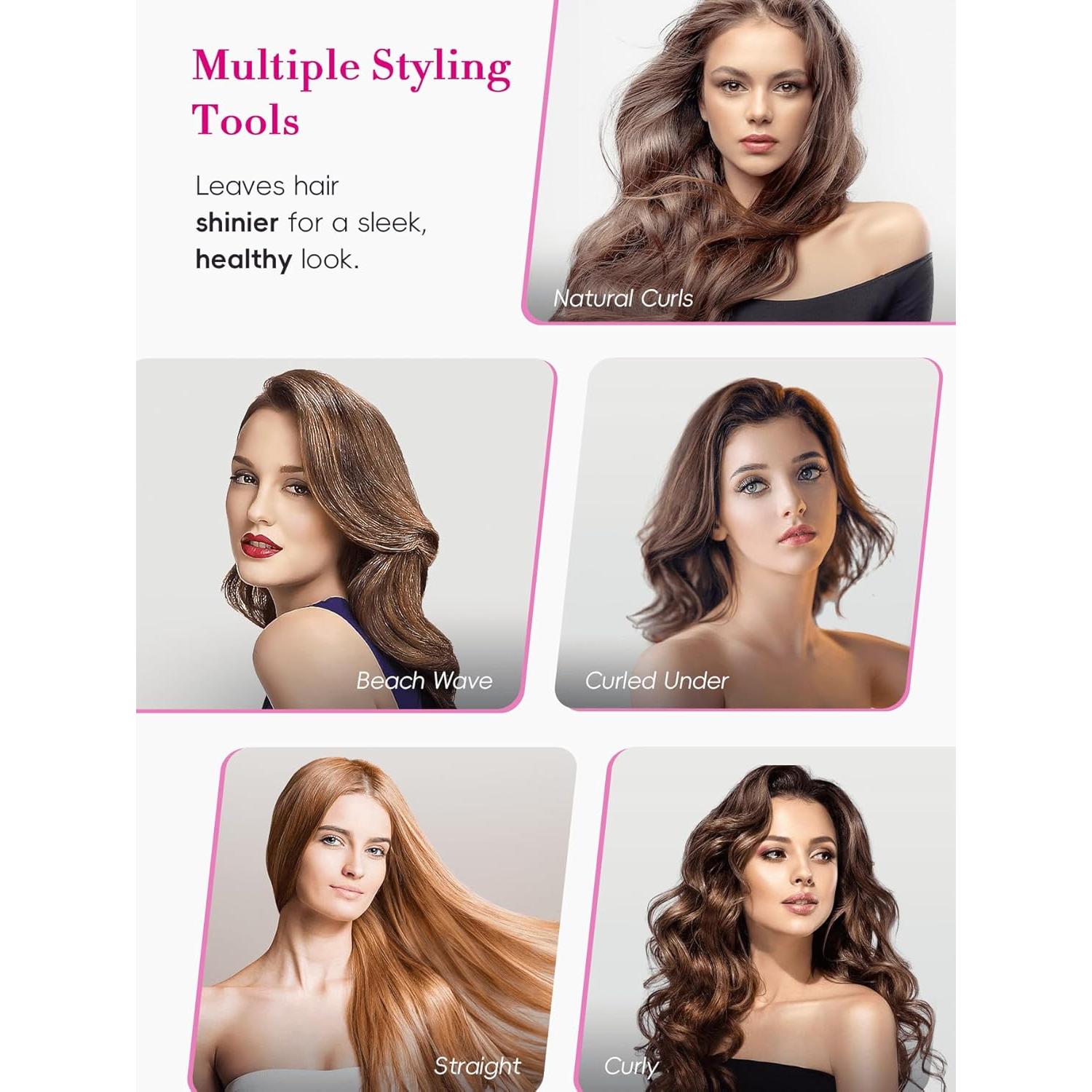 Plancha de Cabello Cerámica LANDOT QF-Z300 1.75" Ajustable