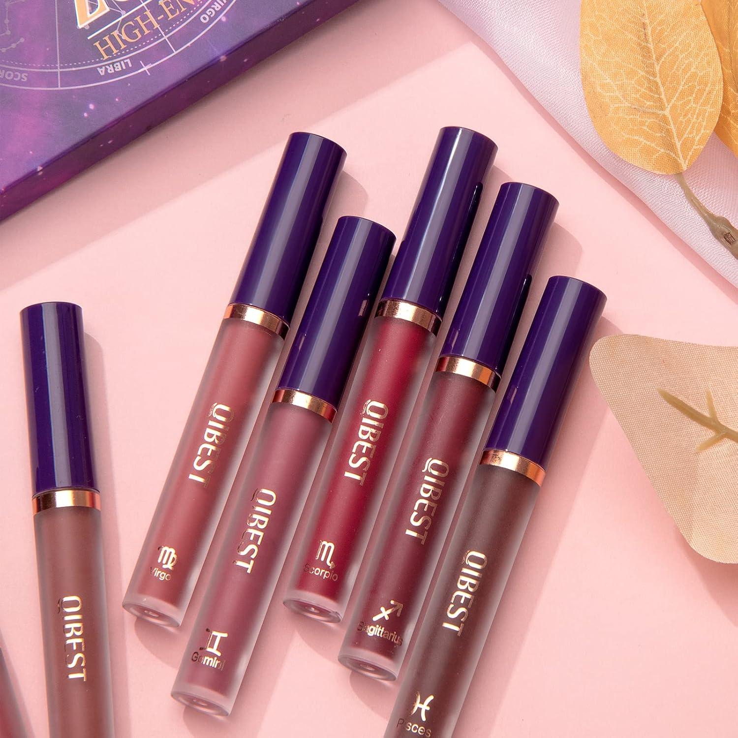 Kit de Maquillaje de Labios Mate BestLand - 12 Piezas