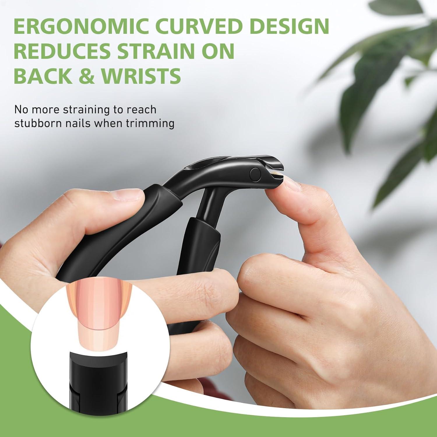 Cortauñas Curvados Baluca para Uñas Gruesas con Mango Largo