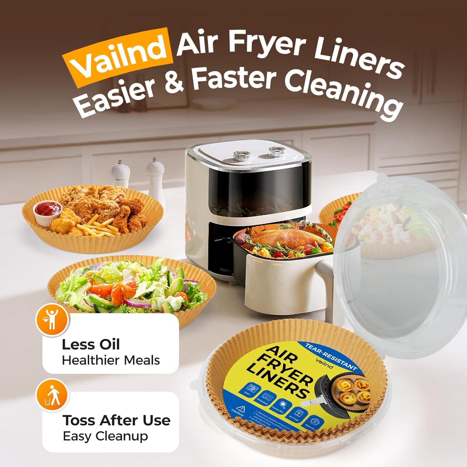 400 Forros de Papel Desechables Vailnd 20.3 cm Redondos