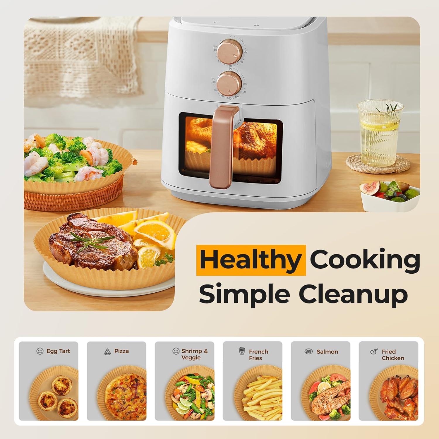 400 Forros de Papel Desechables Vailnd 20.3 cm Redondos