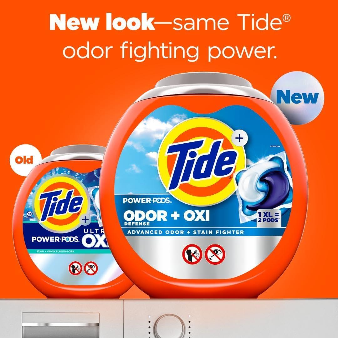 Detergente para Ropa Tide Power PODS Ultra Oxi 25 Conteo