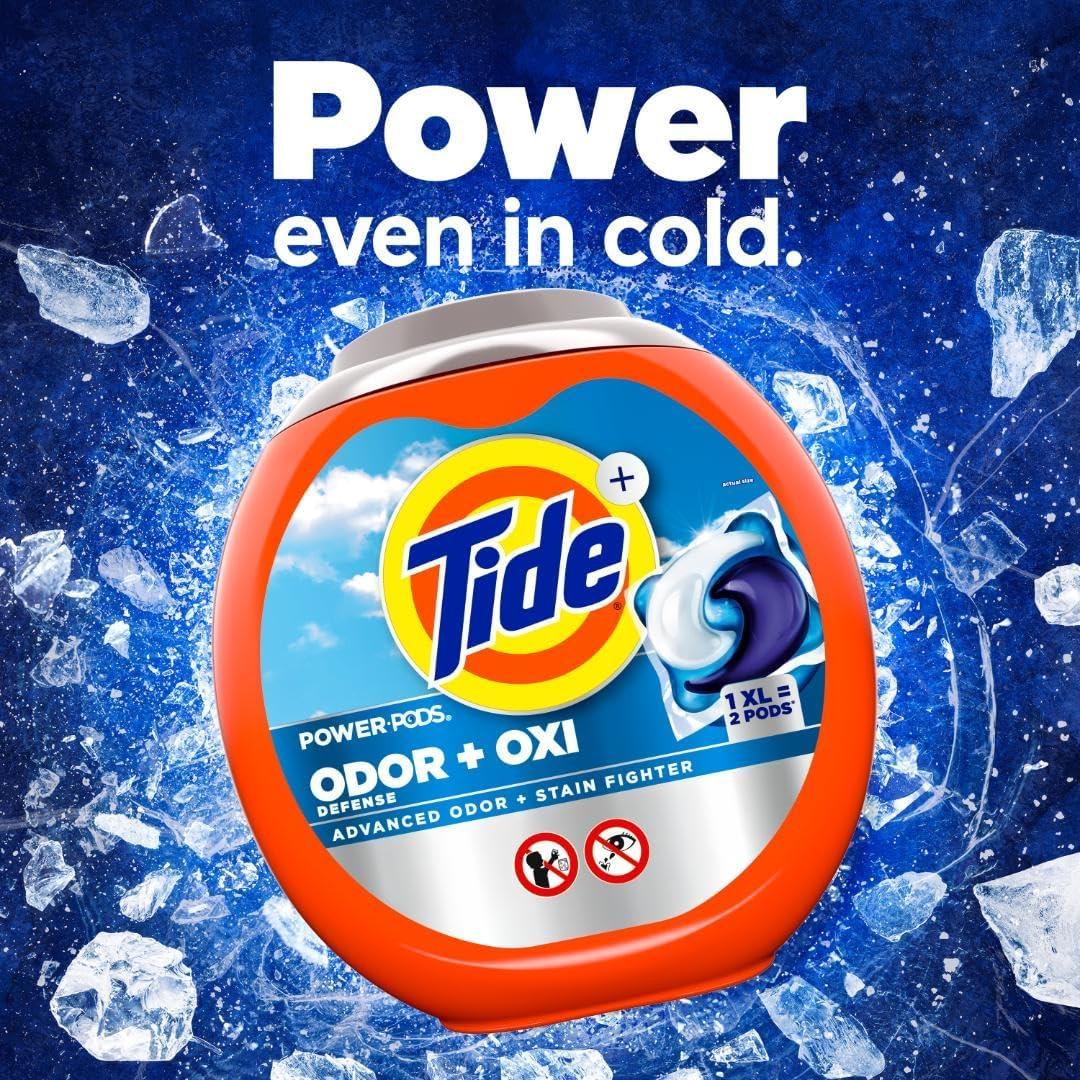 Detergente para Ropa Tide Power PODS Ultra Oxi 25 Conteo