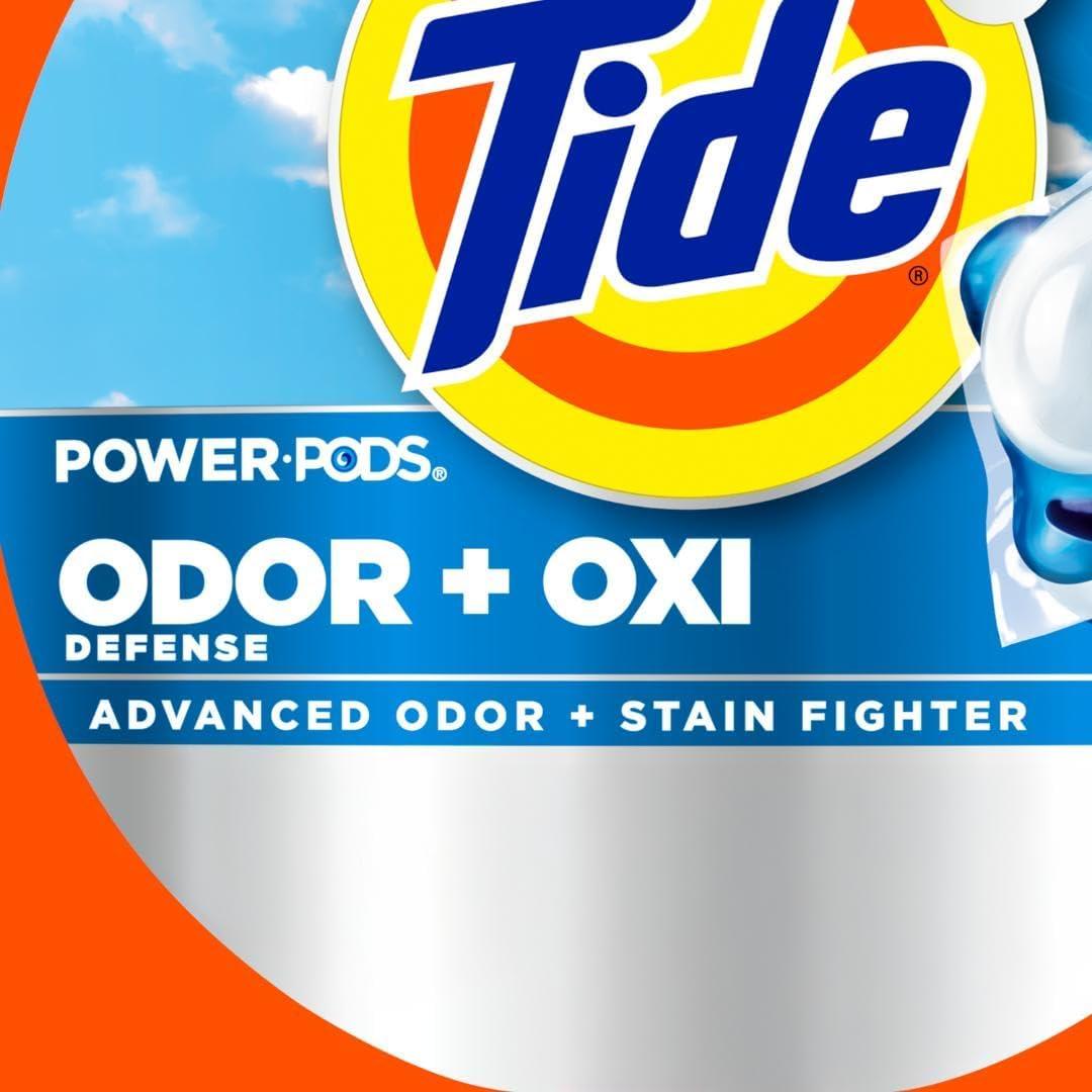 Detergente para Ropa Tide Power PODS Ultra Oxi 25 Conteo