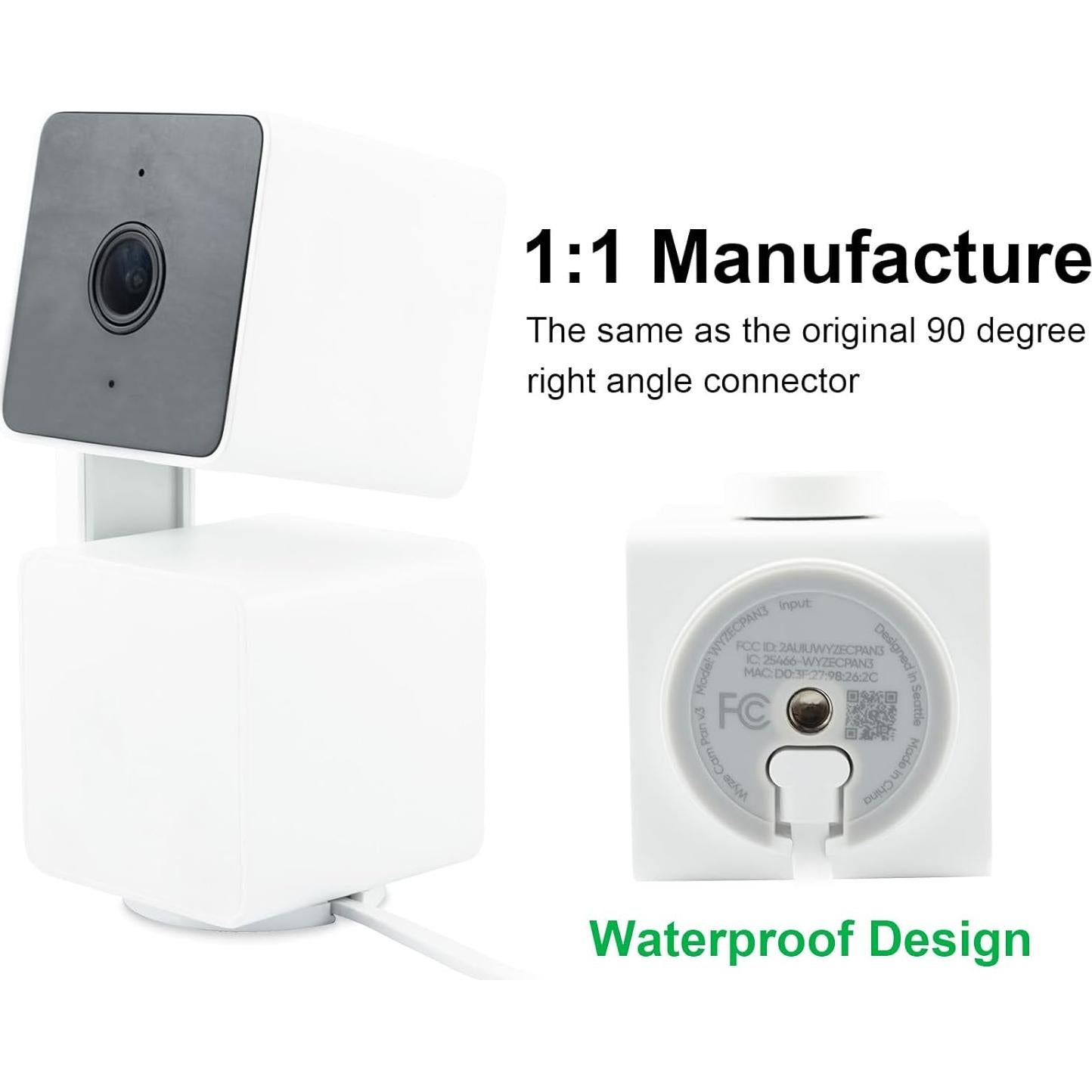 Cable de Alimentación LEFXMOPHY para WYZE Cam Pan V3 3m