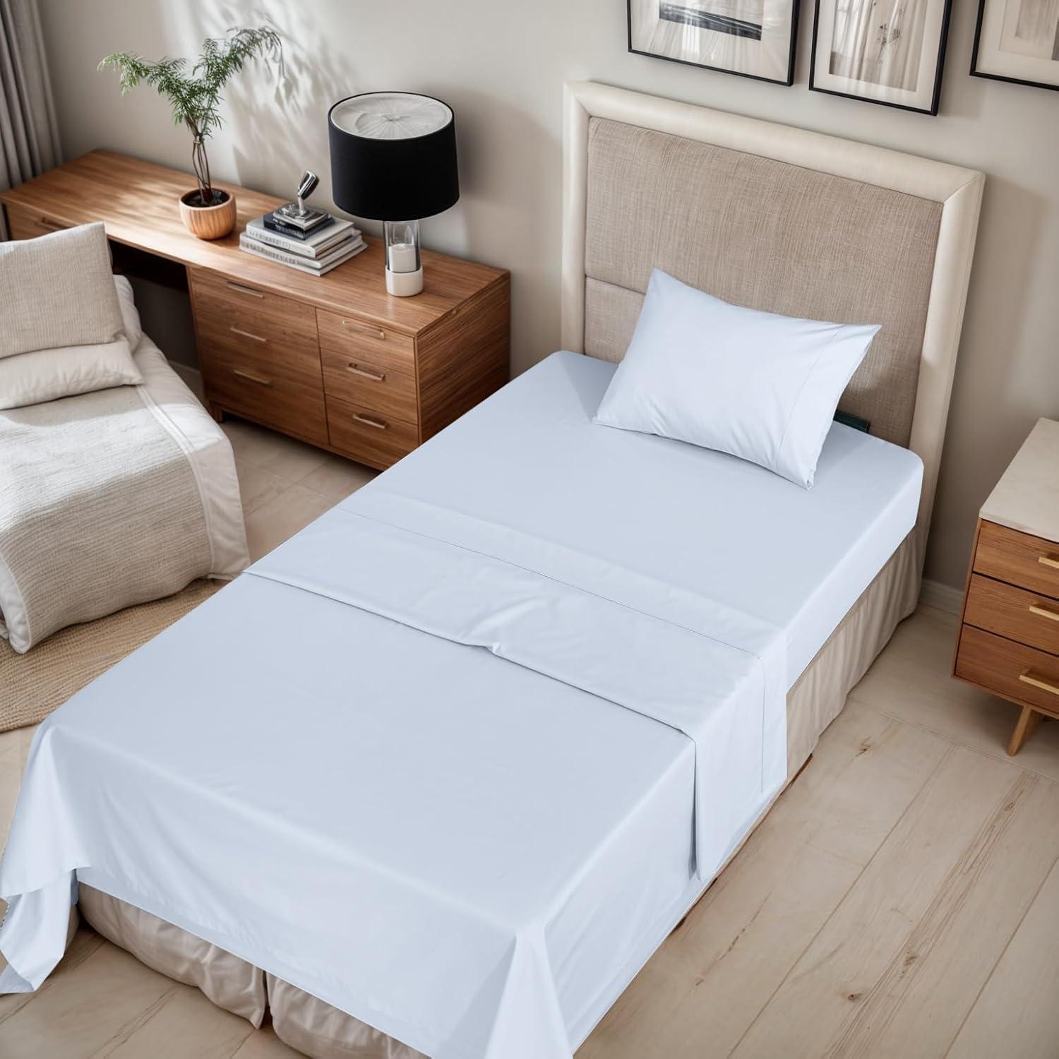 Sábanas de Algodón Orgánico RUVANTI Individual 3 Piezas