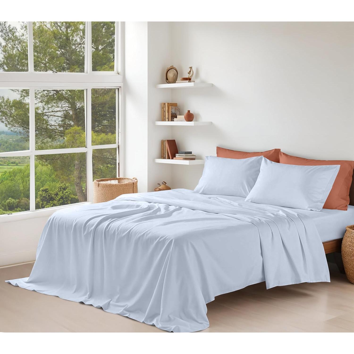 Sábanas de Algodón Orgánico RUVANTI Individual 3 Piezas