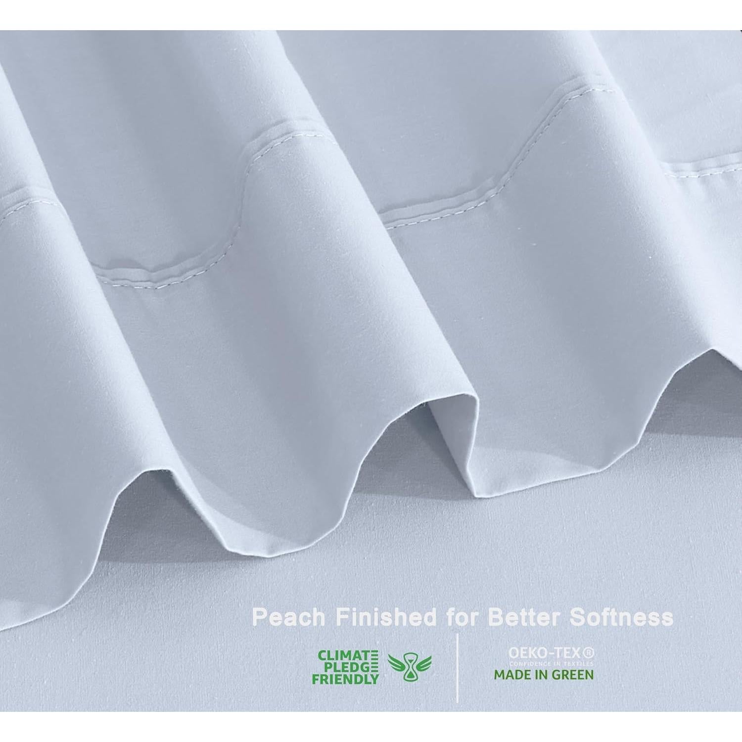 Sábanas de Algodón Orgánico RUVANTI Individual 3 Piezas