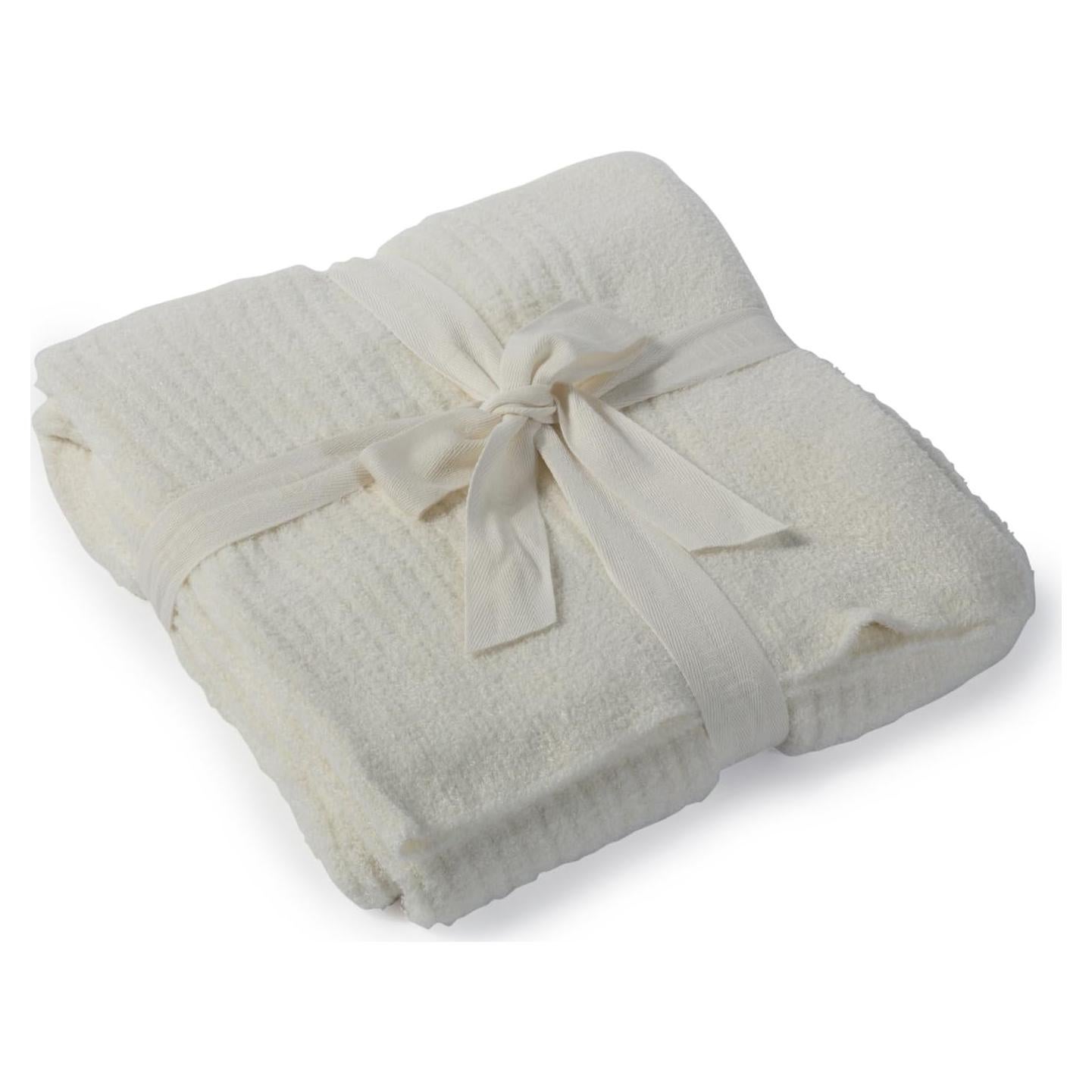 Manta Barefoot Dreams CozyChic Lite 80% Nylon Color Perla