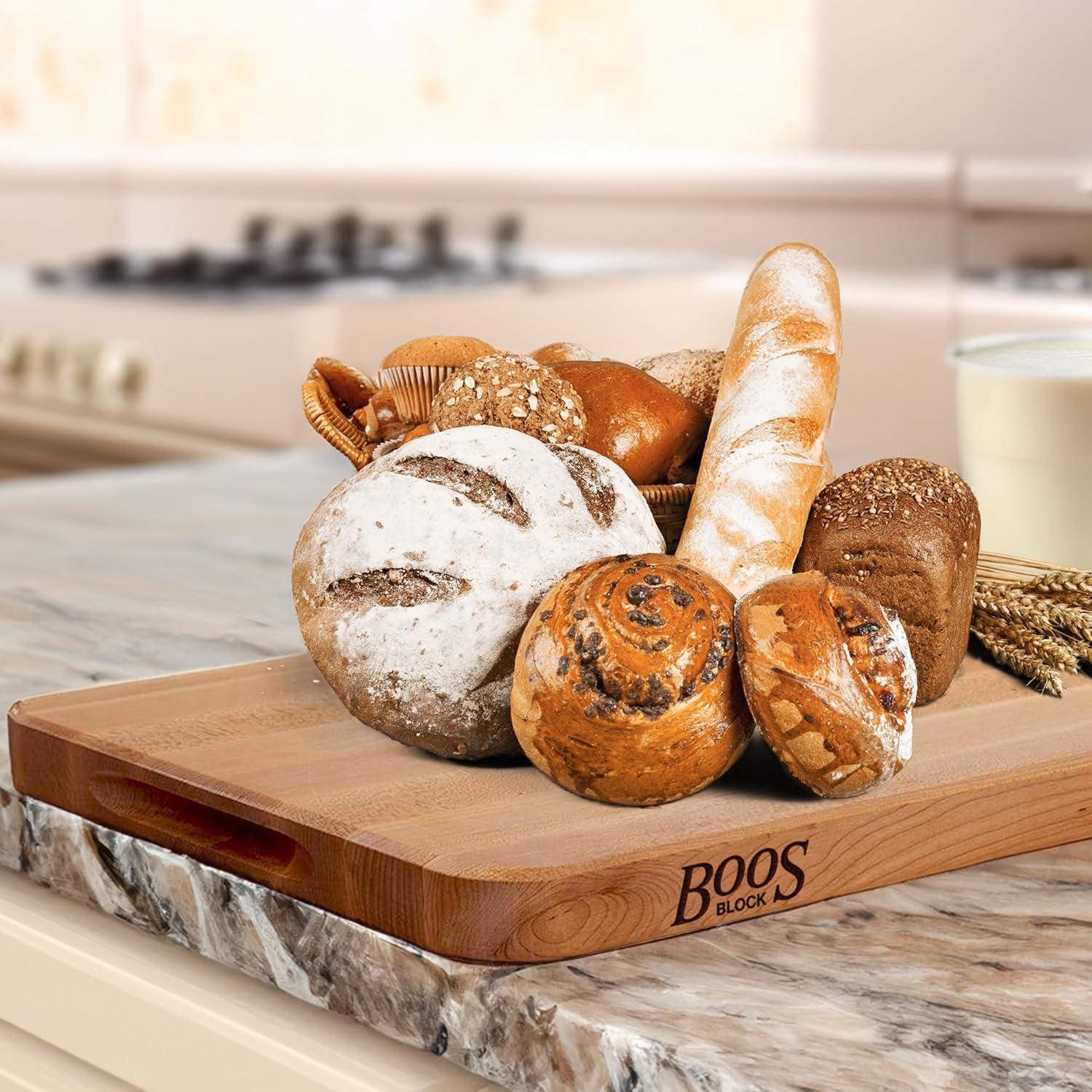 Tabla de Cortar de Madera John Boos 45.72x30.48cm Reversible