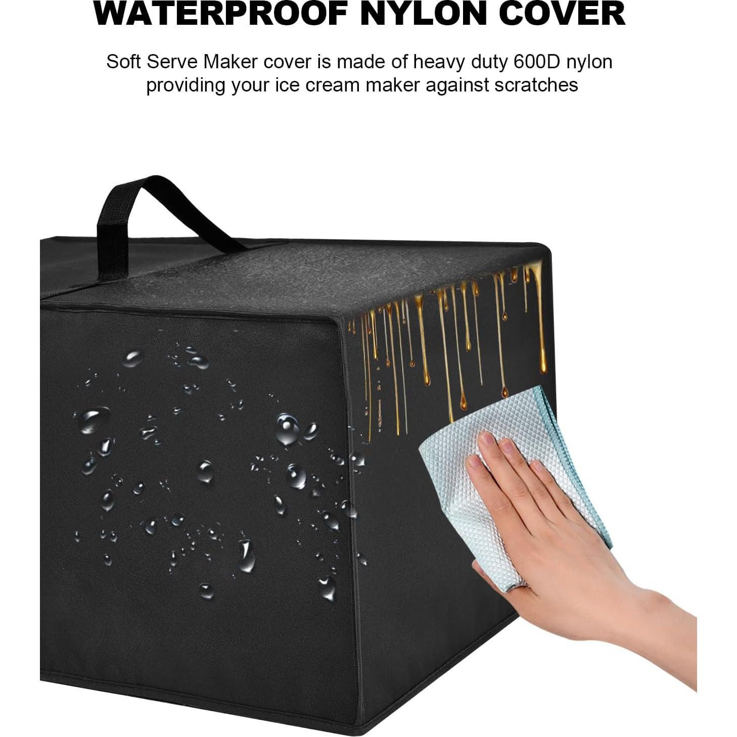 Cubierta de Máquina de Helados EiiJugaloo 2QT Nylon Impermeable