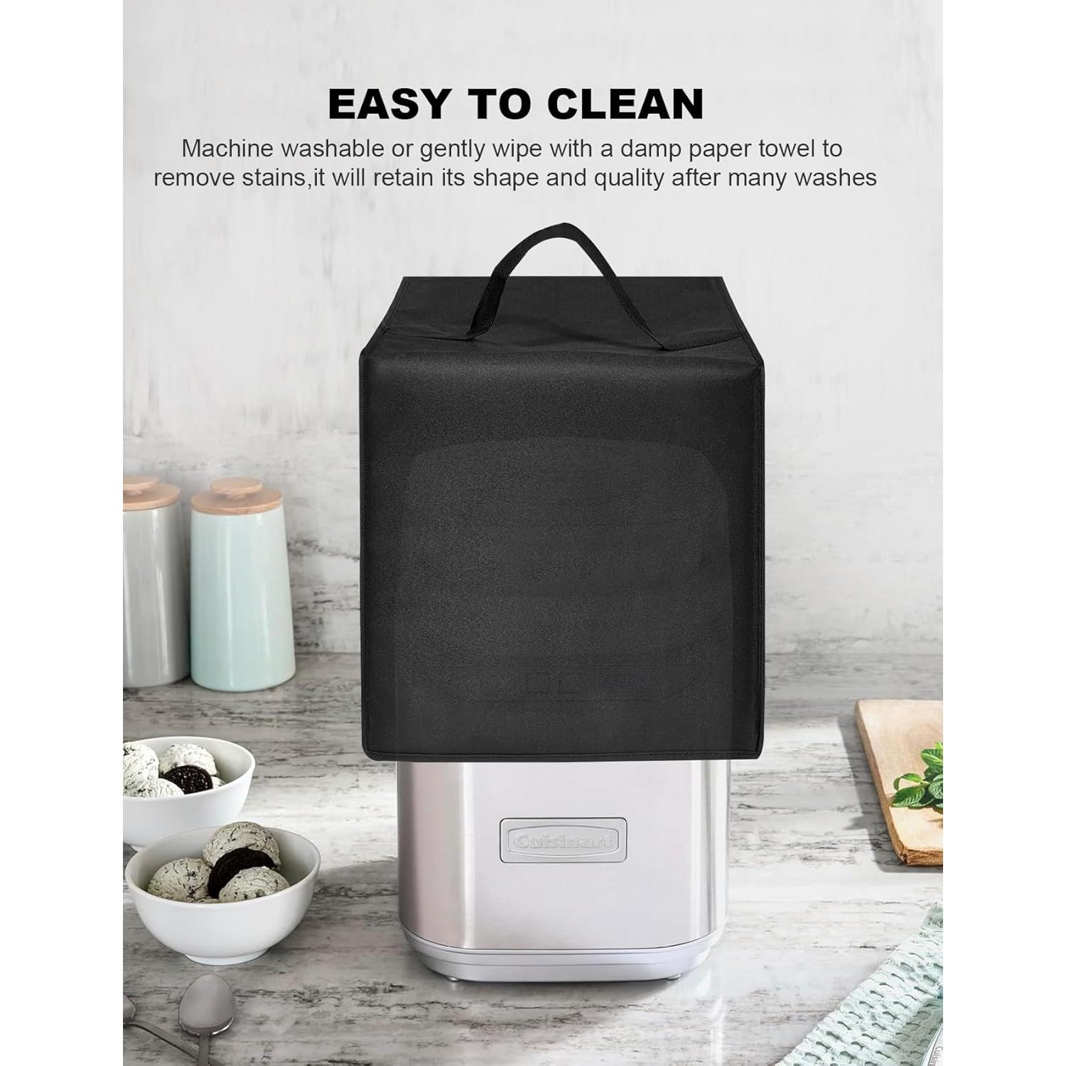 Cubierta de Máquina de Helados EiiJugaloo 2QT Nylon Impermeable