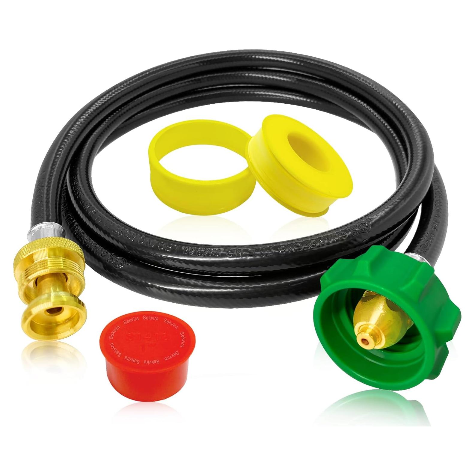 Adaptador de Manguera de Propano 6FT Sekvira para Weber Q